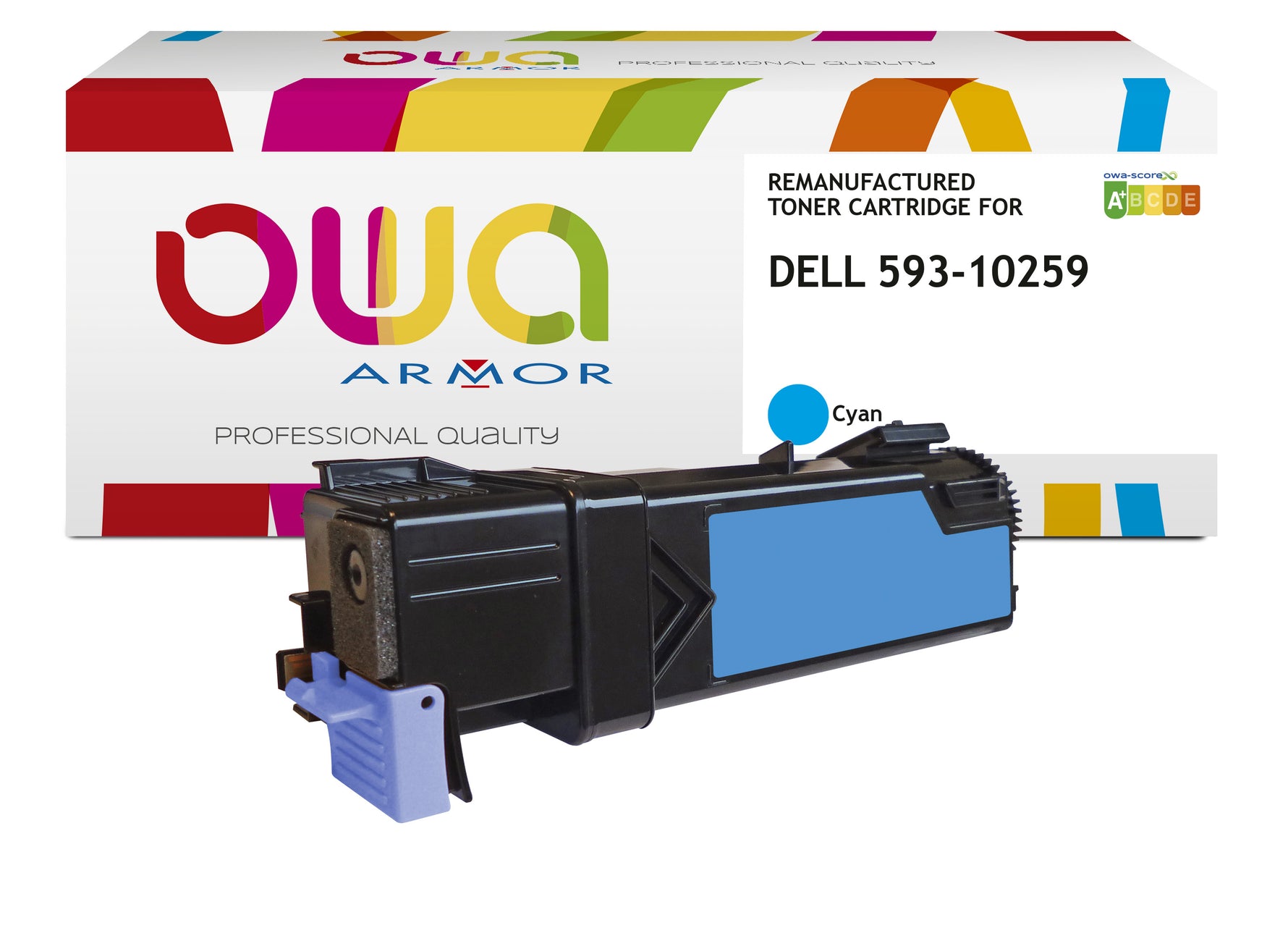 Dell Dell 593-10259 - Remanufactured Toner Owa - High Capacity - Cyan