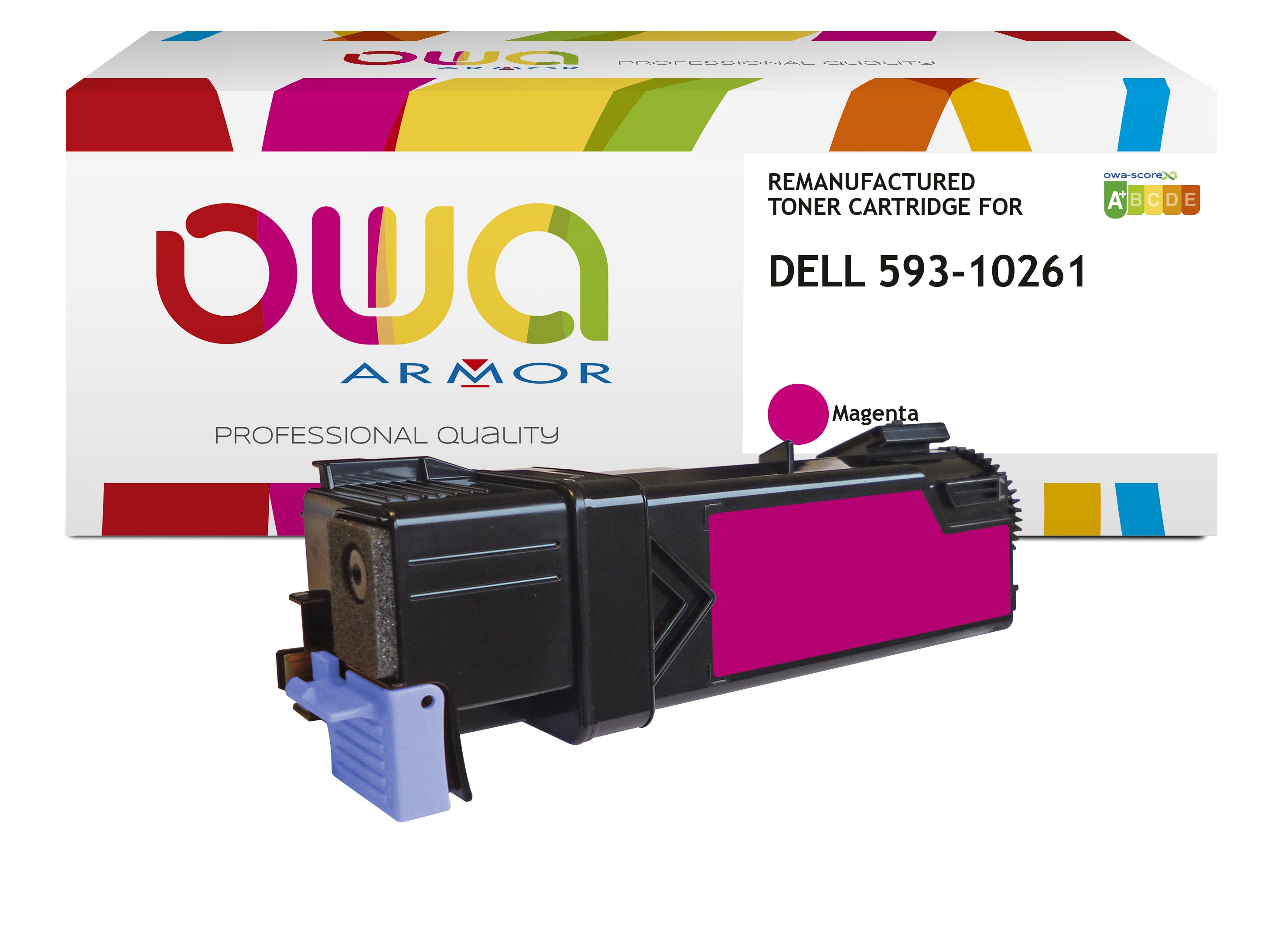 Dell Dell 593-10261 - Remanufactured Toner Owa - High Capacity - Magenta
