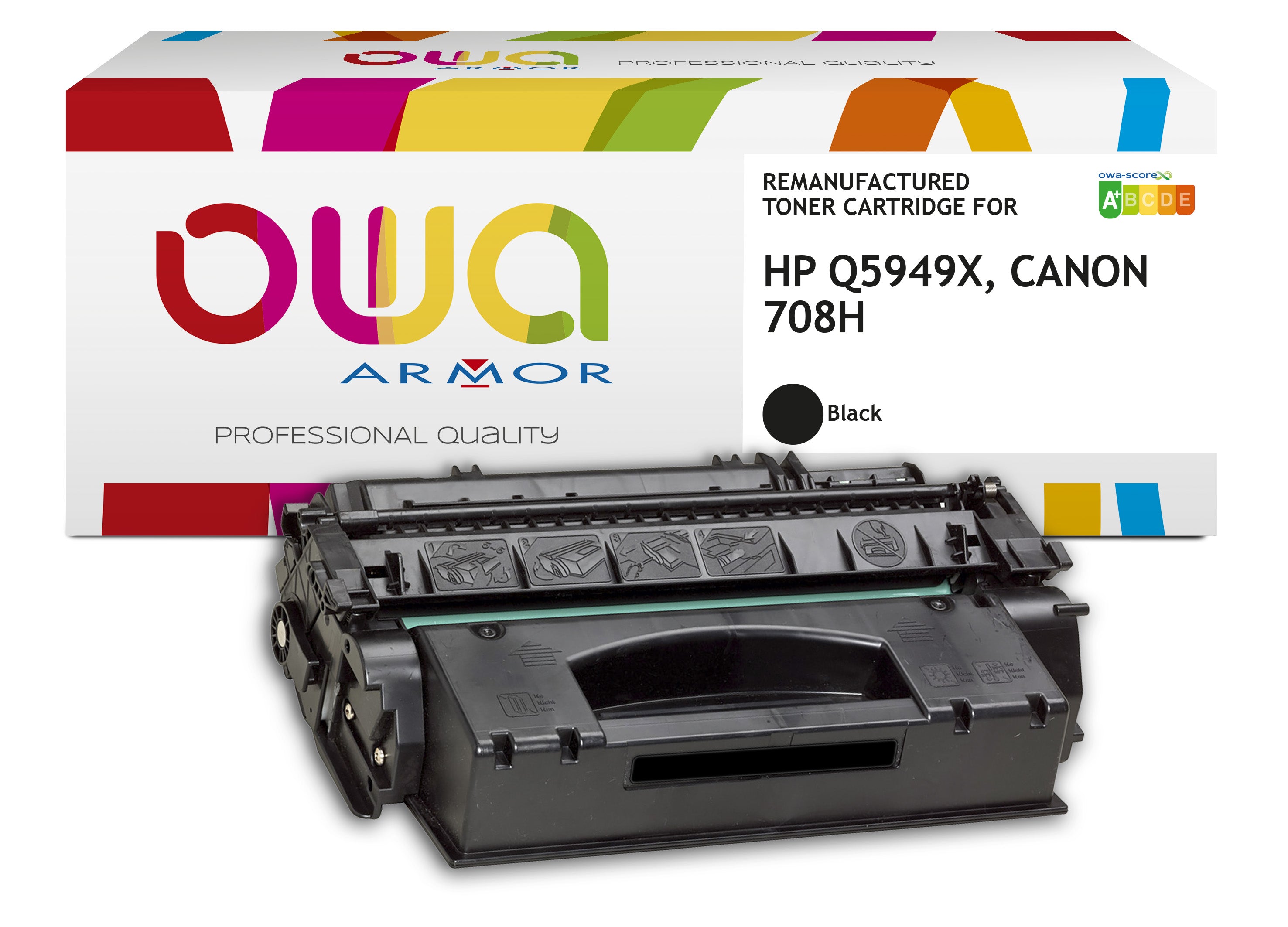 Hp Hp Q5949x, Canon 708H - Remanufactured Toner Owa - Extra High Capacity - Black