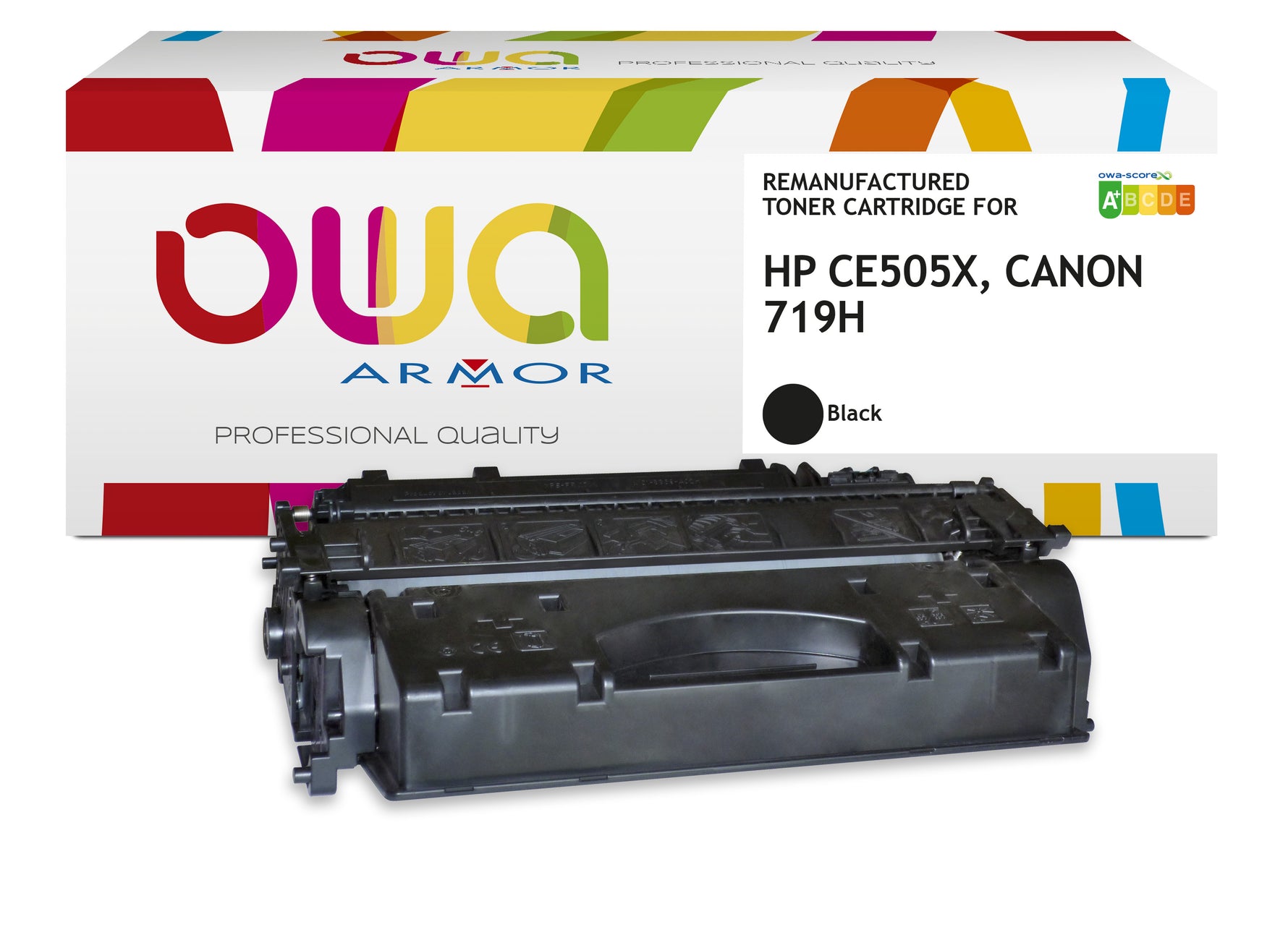 Hp Hp Ce505x, Canon 719H Jumbo - Remanufactured Toner Owa - Extra High Capacity - Black