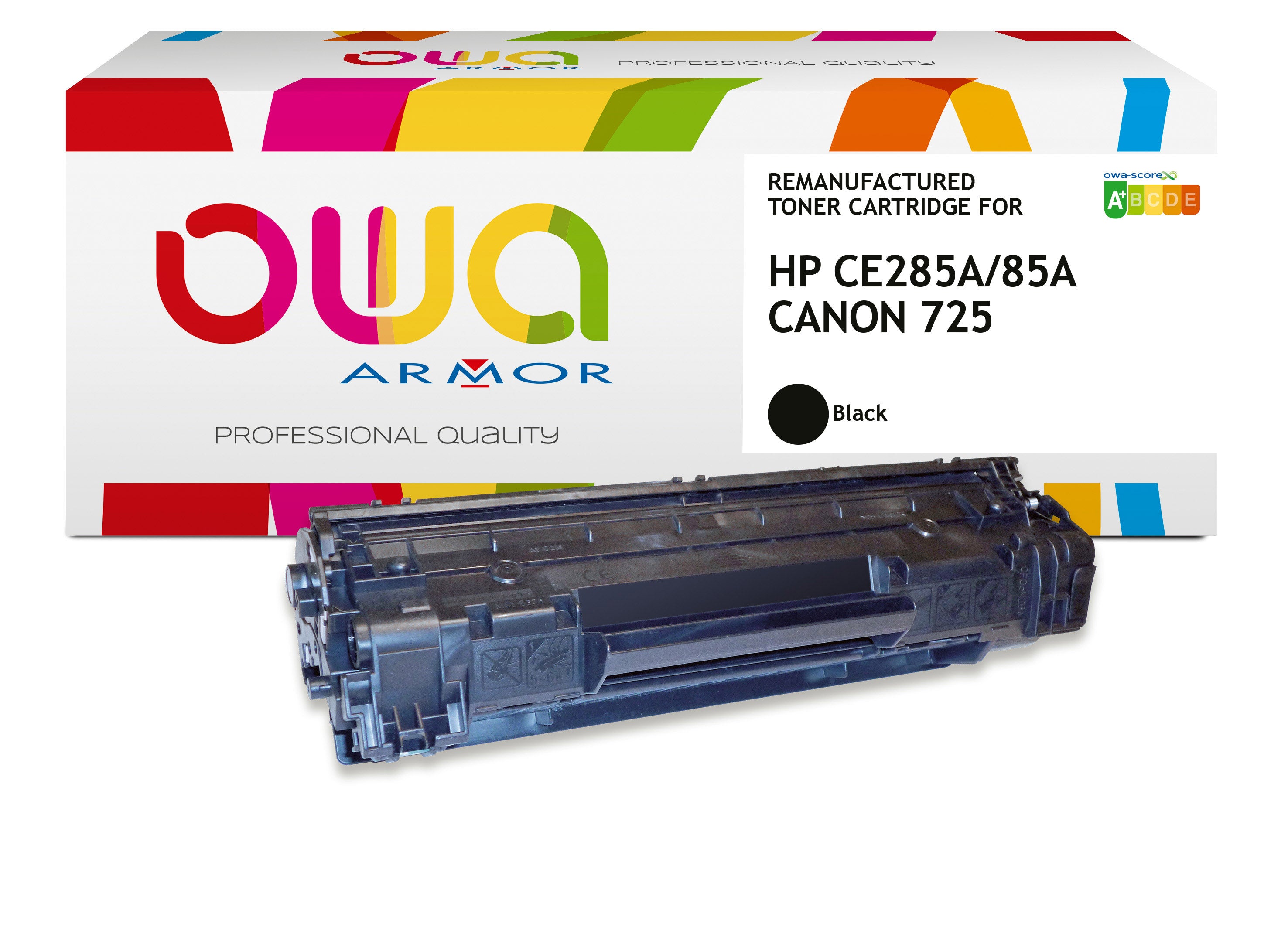 Hp Hp Ce285a, Canon 725 Std - Remanufactured Toner Owa - Black
