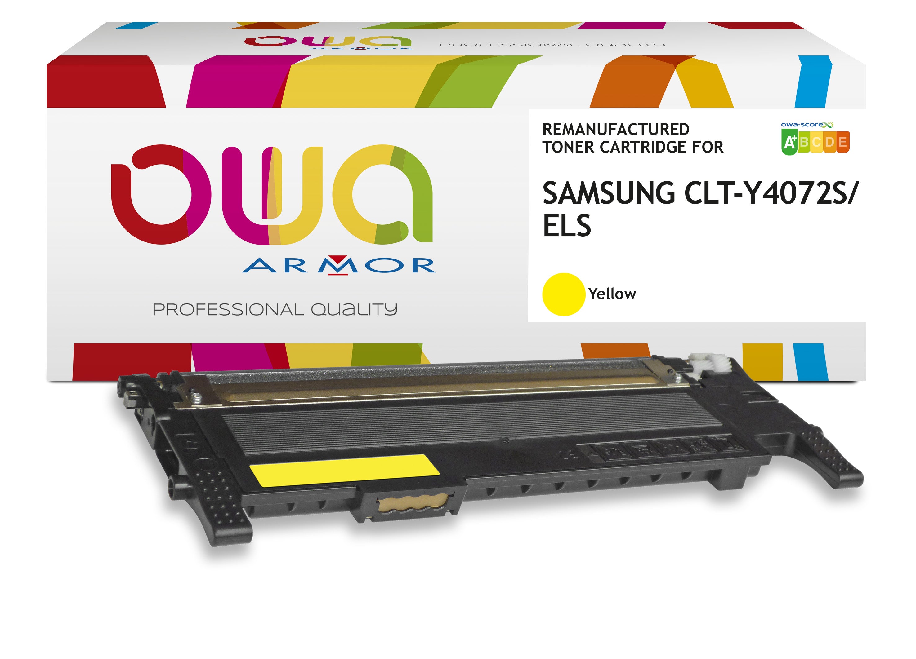 Samsung Samsung Clt-Y4072s/Els - Remanufactured Toner Owa - Yellow