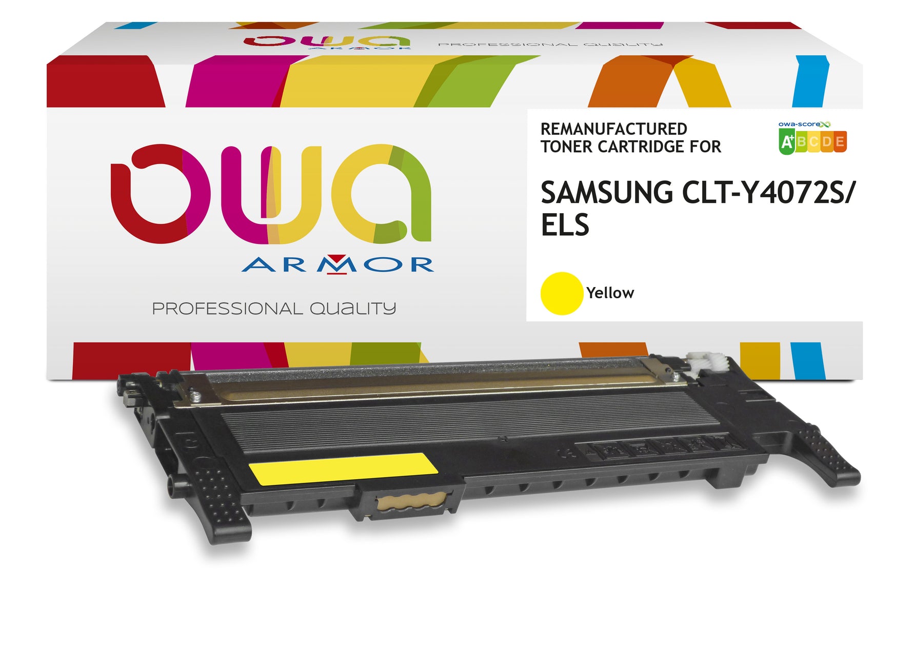 Samsung Samsung Clt-Y4072s/Els - Remanufactured Toner Owa - Yellow