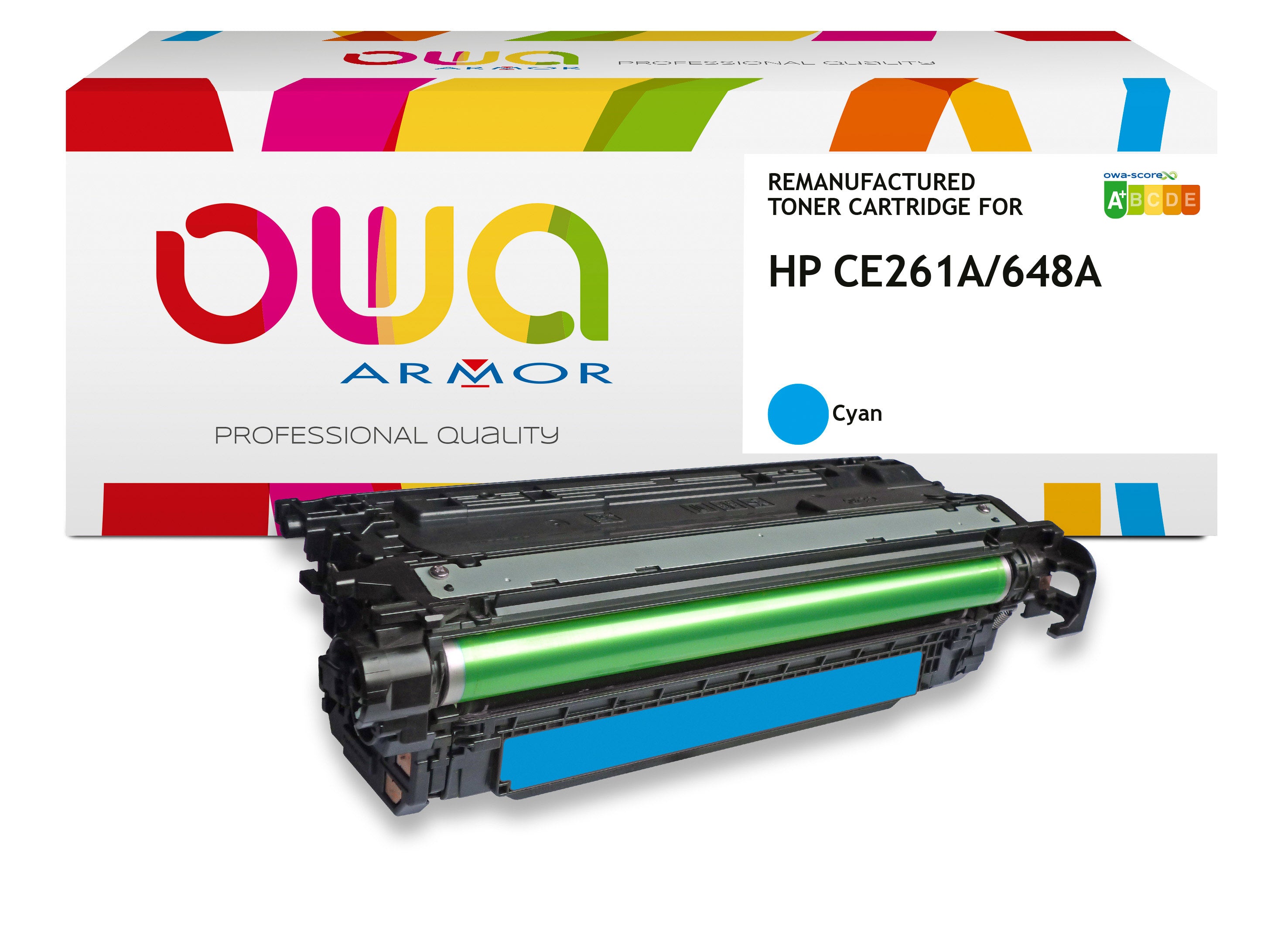 Hp Hp Ce261a - Remanufactured Toner Owa - Cyan