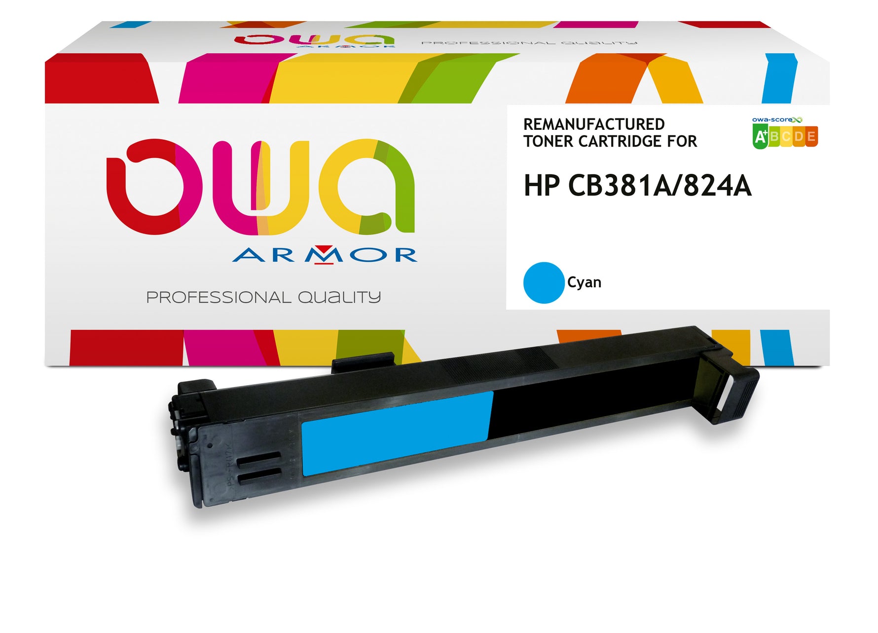 Hp Hp Cb381a - Remanufactured Toner Owa - Cyan
