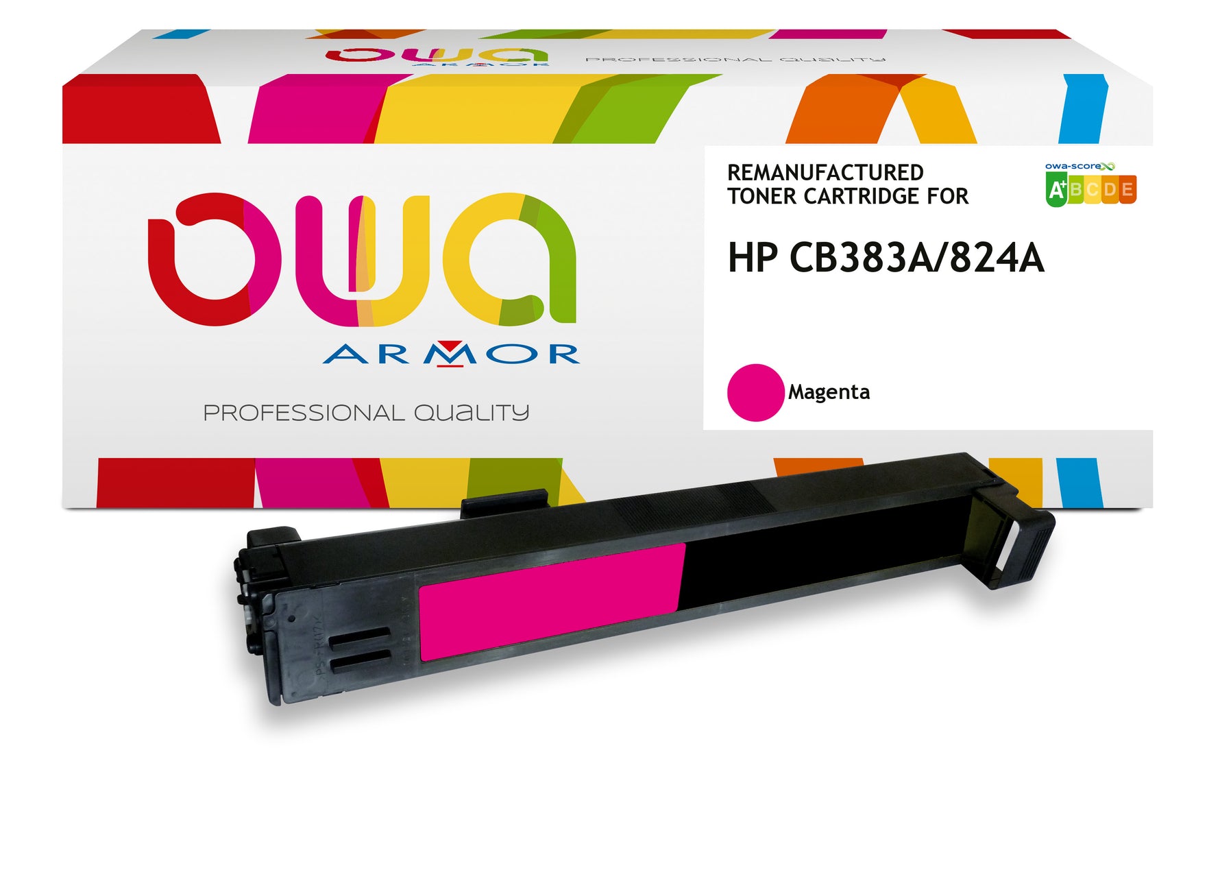 Hp Hp Cb383a - Remanufactured Toner Owa - Magenta