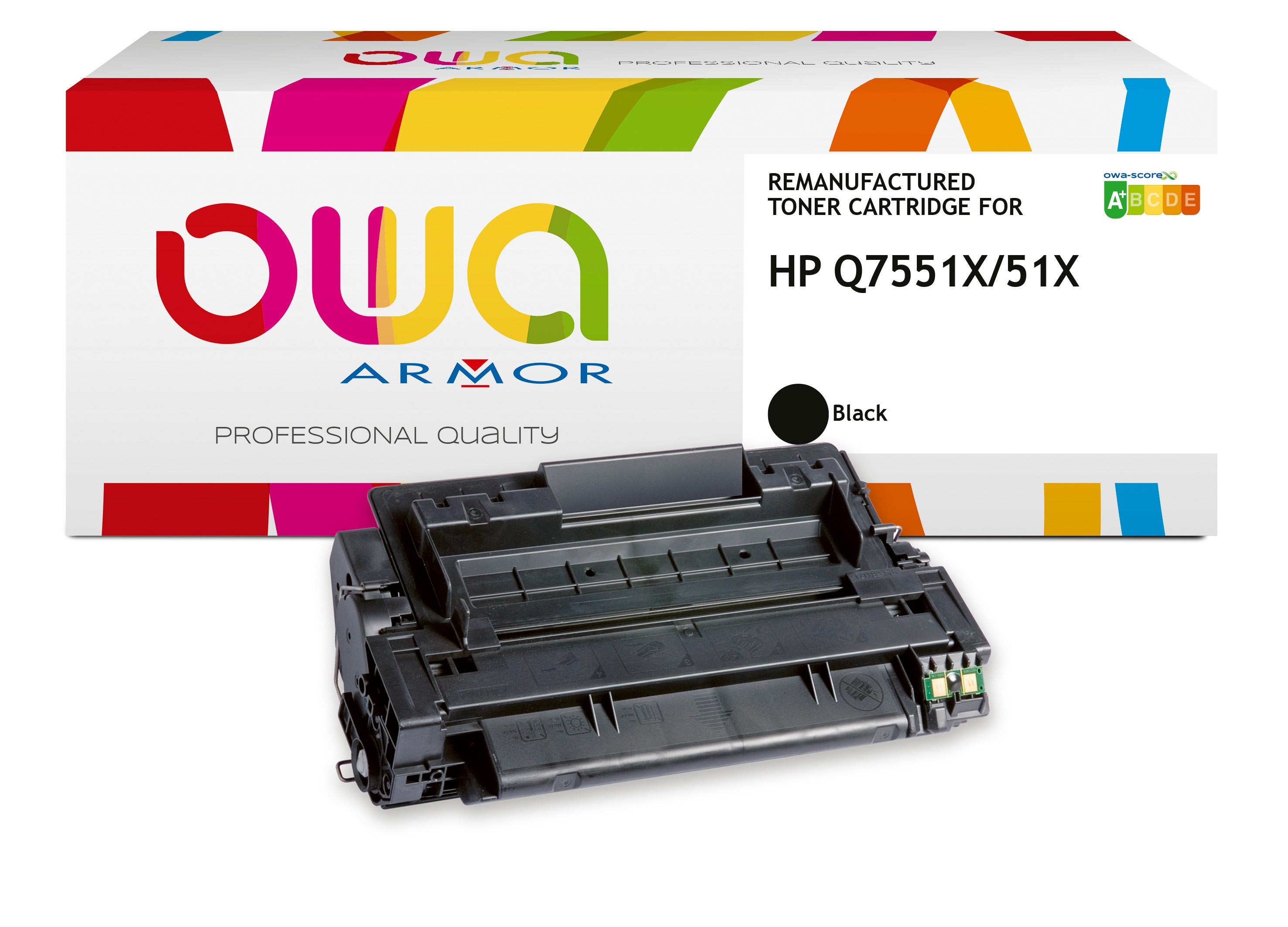 Hp Hp Q7551x - Remanufactured Toner Owa - Extra High Capacity - Black
