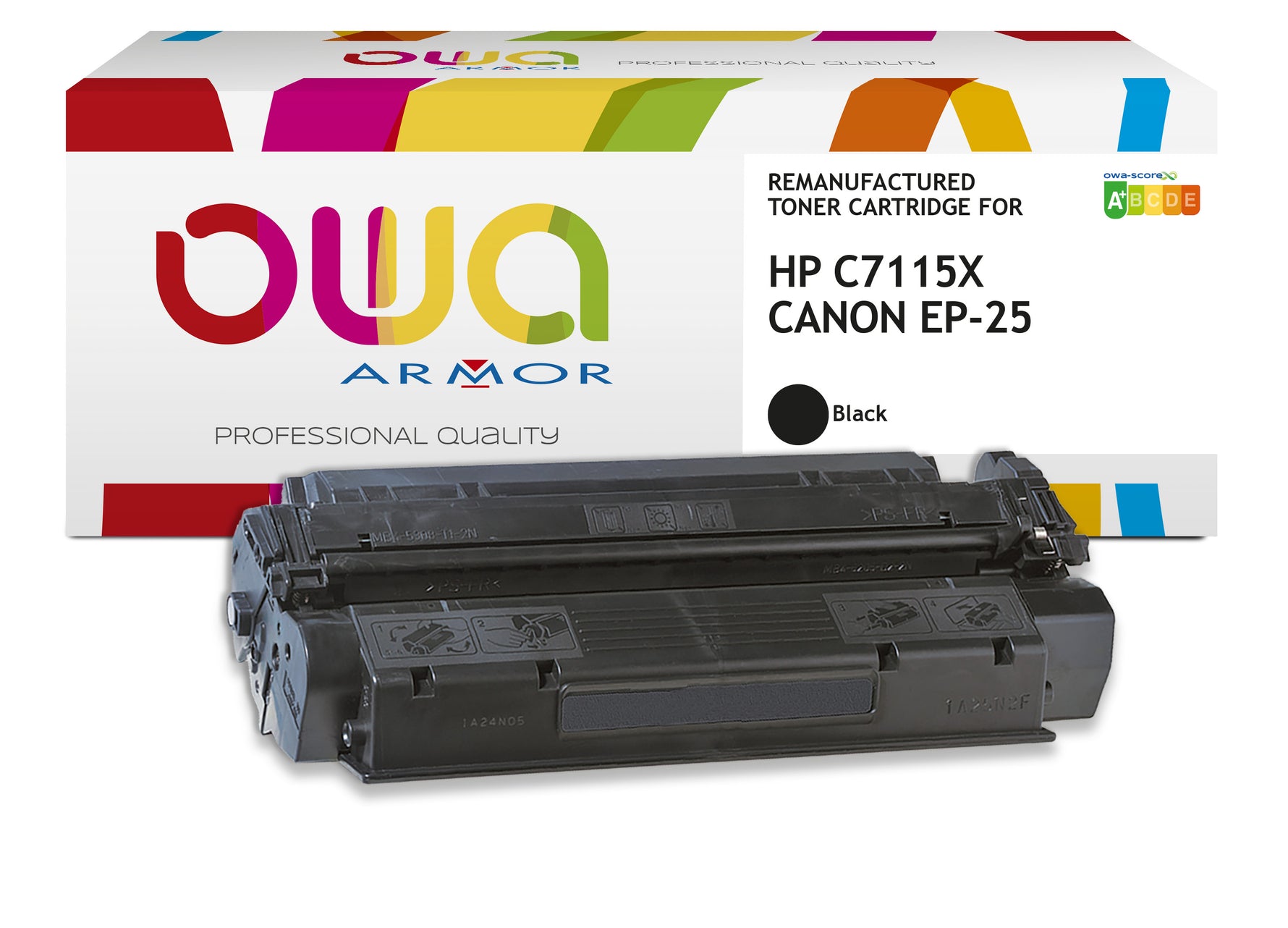 Hp Hp C7115x, Canon Ep-25 - Remanufactured Toner Owa - Extra High Capacity - Black