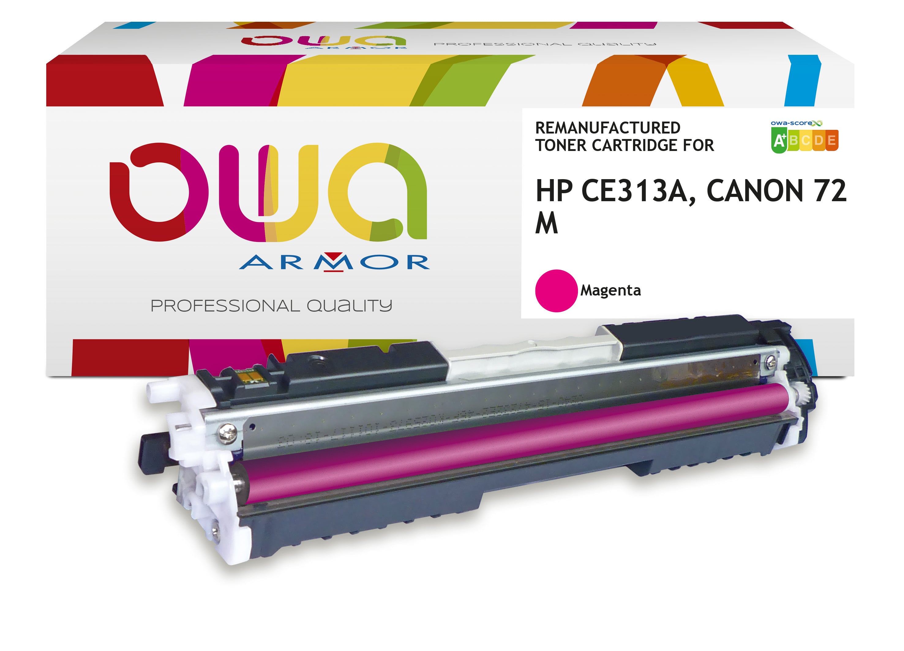 Hp Canon 729 M, Hp Ce313a - Remanufactured Toner Owa - Magenta