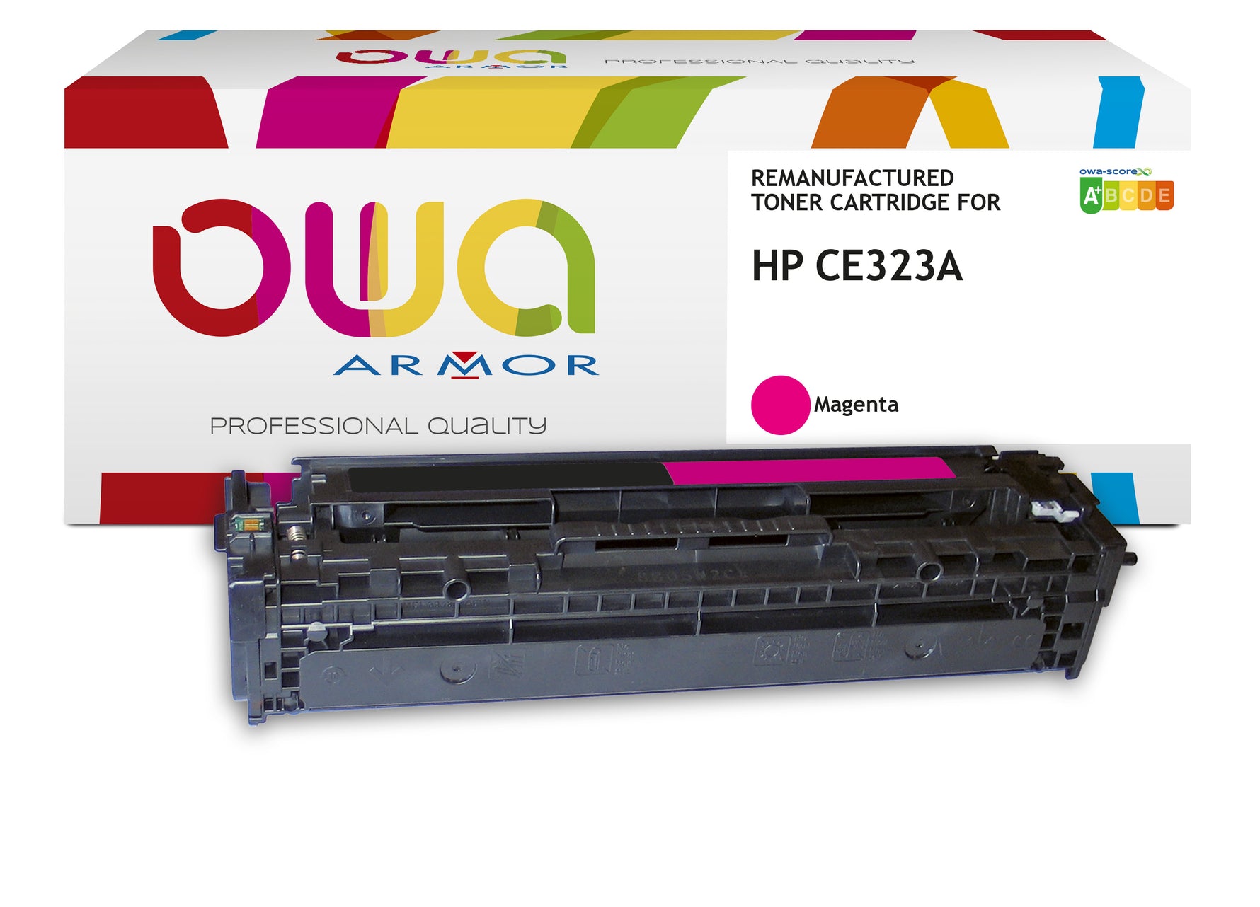 Hp Hp Ce323a - Remanufactured Toner Owa - Magenta