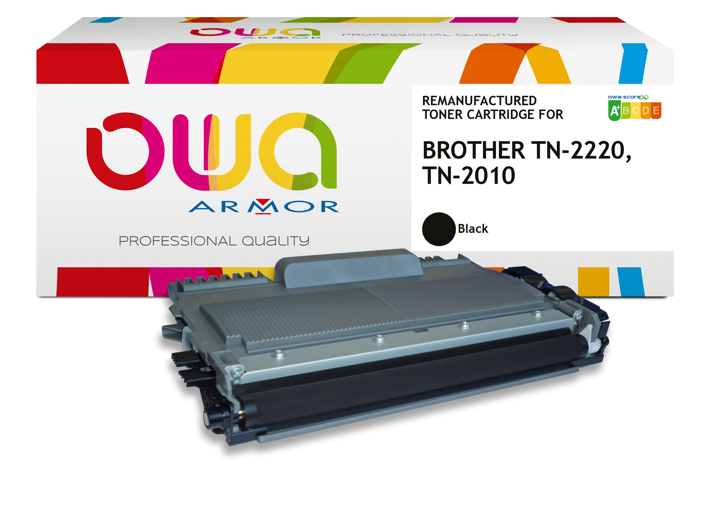Brother Brother Tn-2220, Tn-2010 - Remanufactured Toner Owa - High Capacity - Black