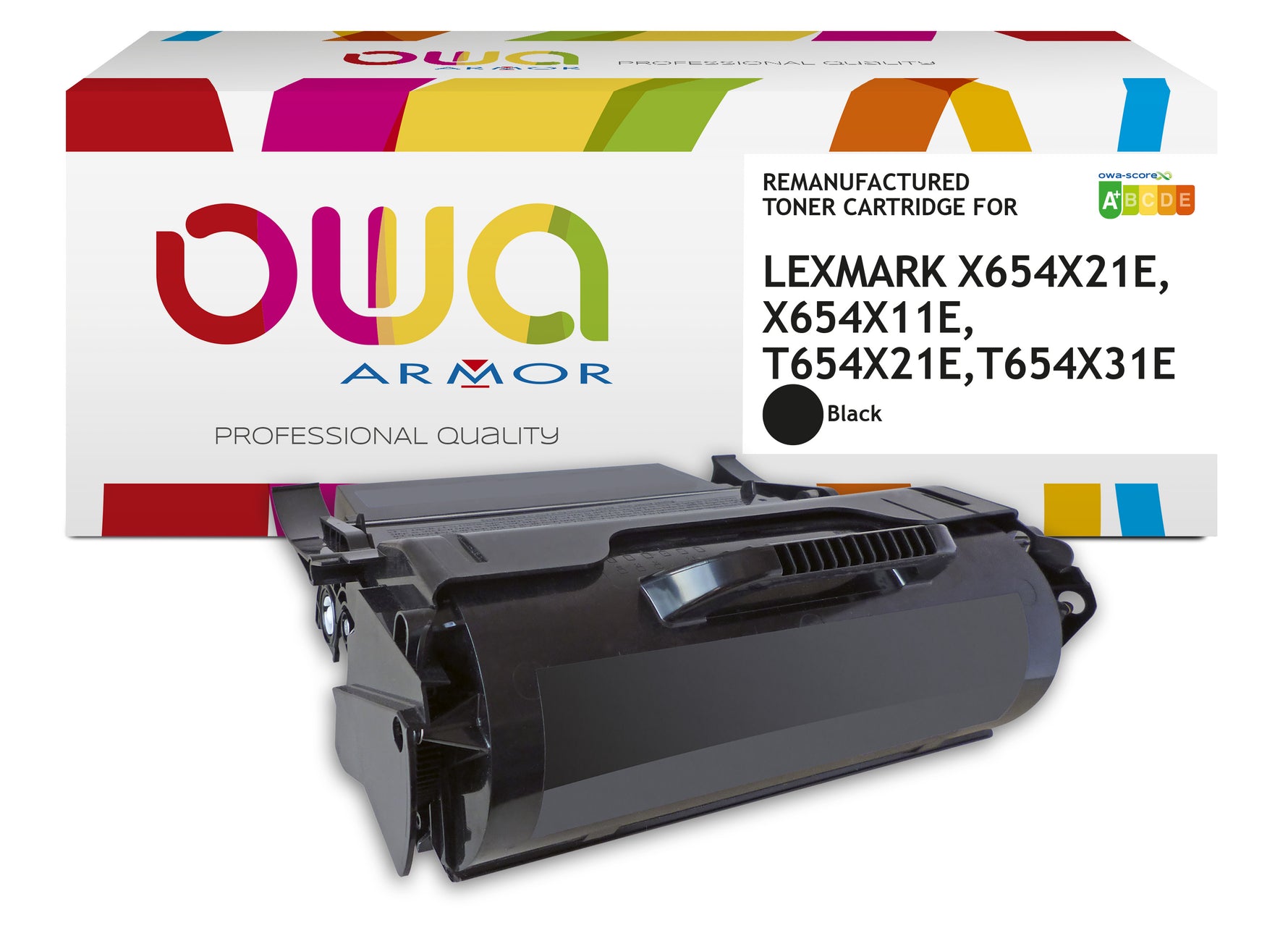 Lexmark Lexmark X654 - Remanufactured Toner Owa - High Capacity - Black
