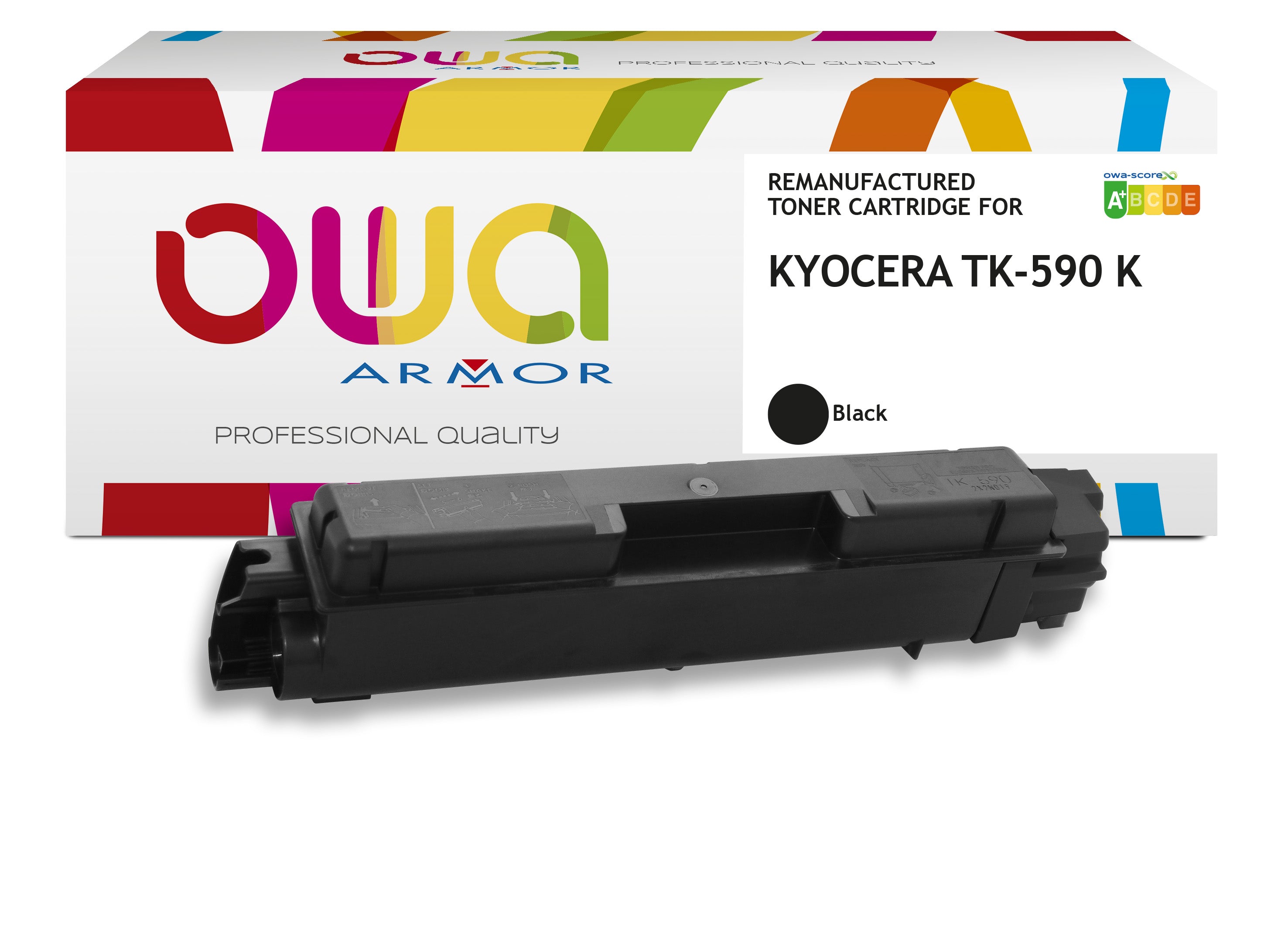 Kyocera Kyocera Tk-590 K - Remanufactured Toner Owa - Black