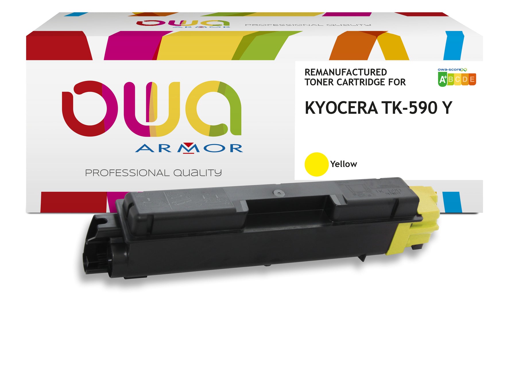 Kyocera Kyocera Tk-590 Y - Remanufactured Toner Owa - Yellow