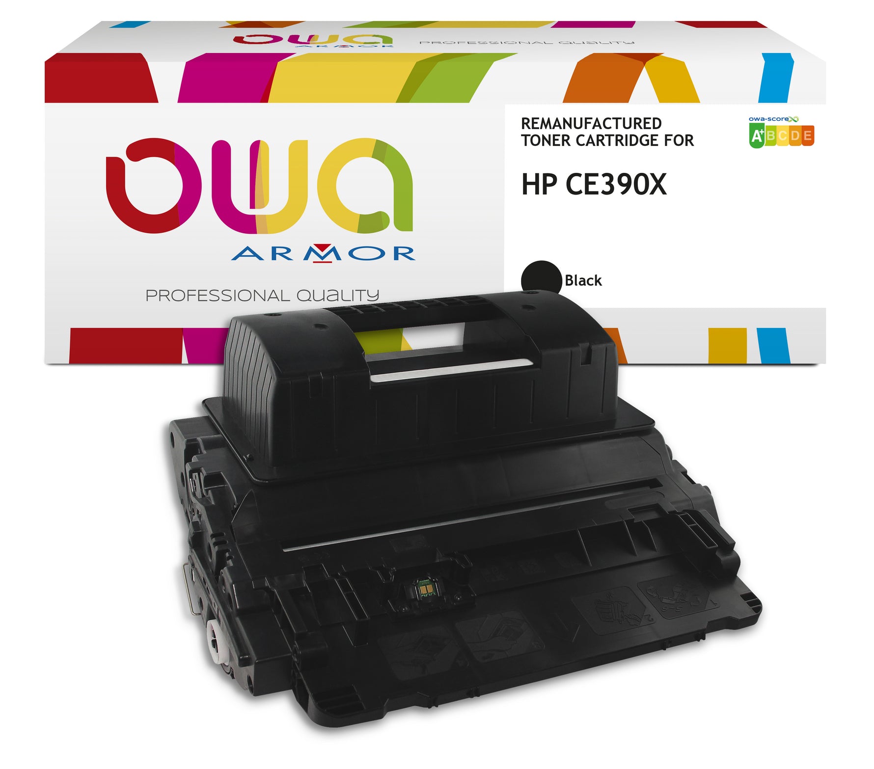 Hp Hp Ce390x - Remanufactured Toner Owa - High Capacity - Black