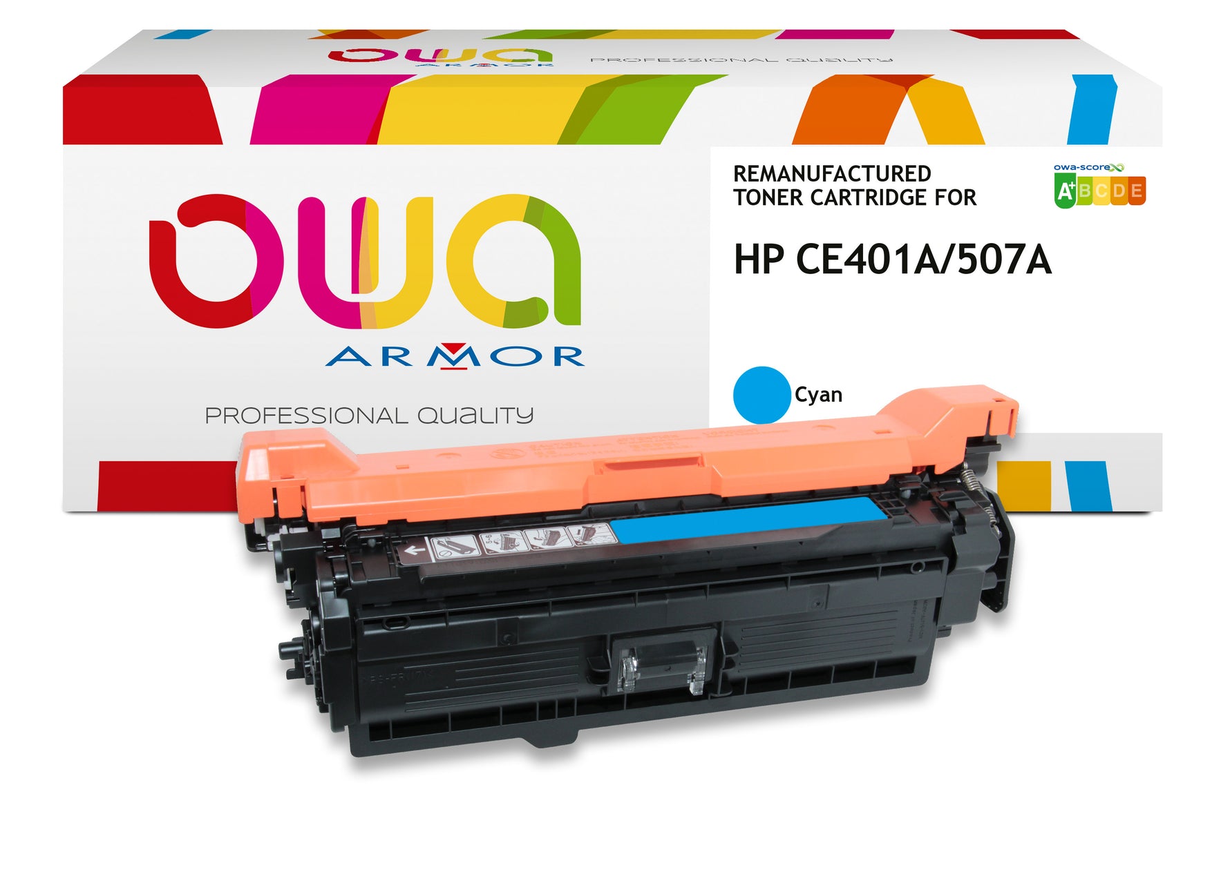 Hp Hp Ce401a - Remanufactured Toner Owa - Cyan
