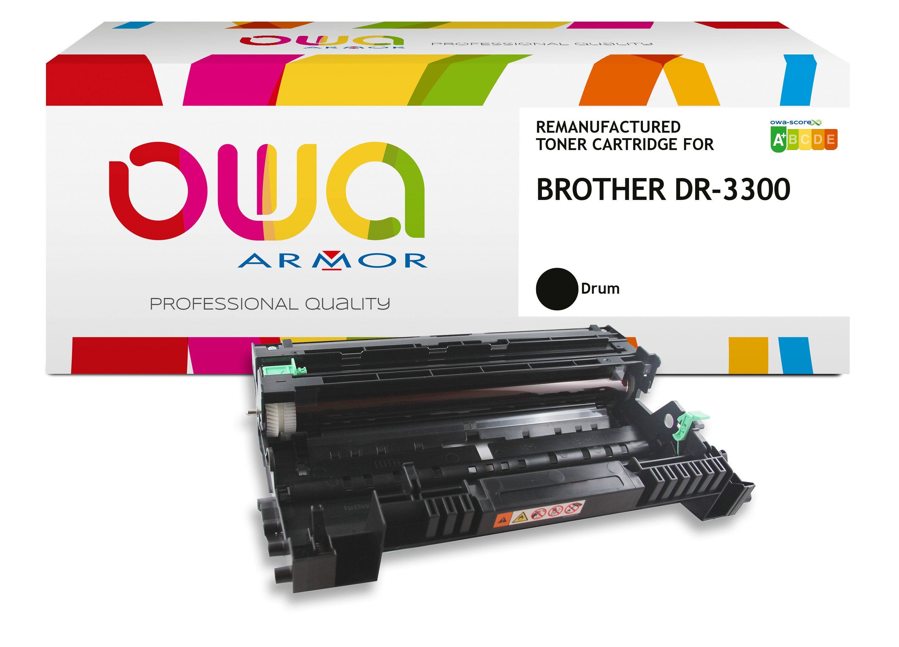 Brother Brother Dr-3300 - Remanufactured Drum Owa - Black