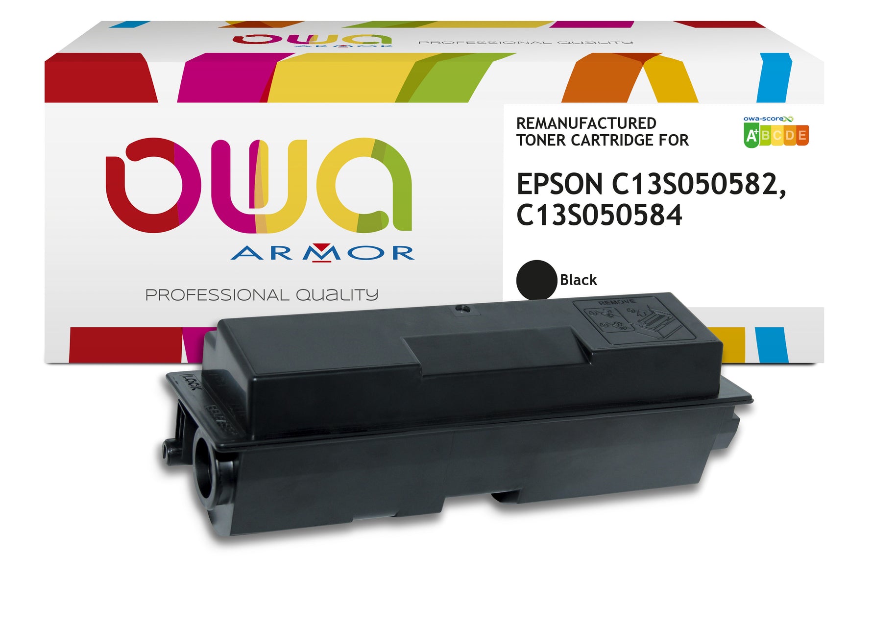 Epson Epson C13s050582, C13s050584 - Remanufactured Toner Owa - High Capacity - Black