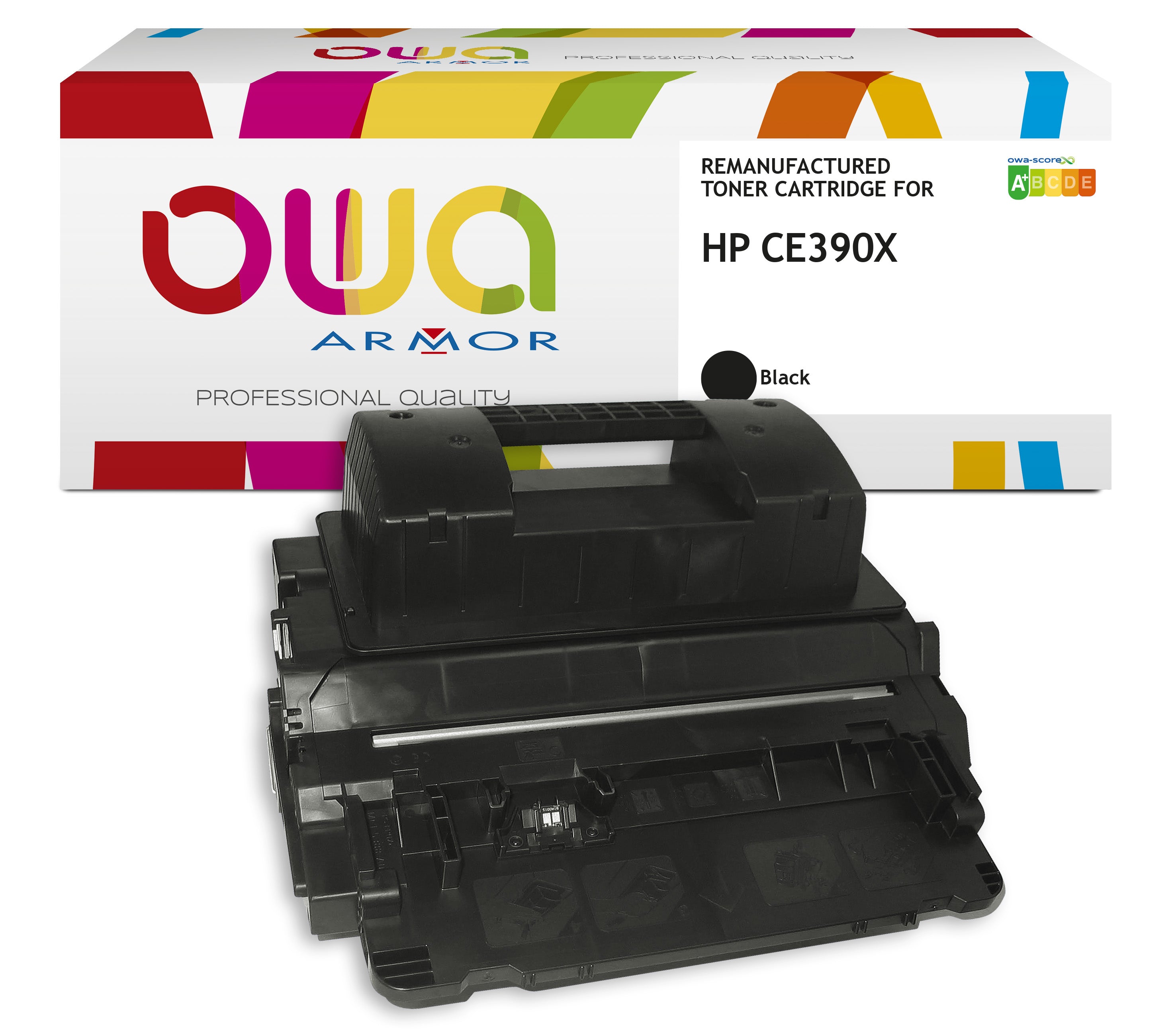 Hp Hp Ce390x - Remanufactured Toner Owa - Extra High Capacity - Black