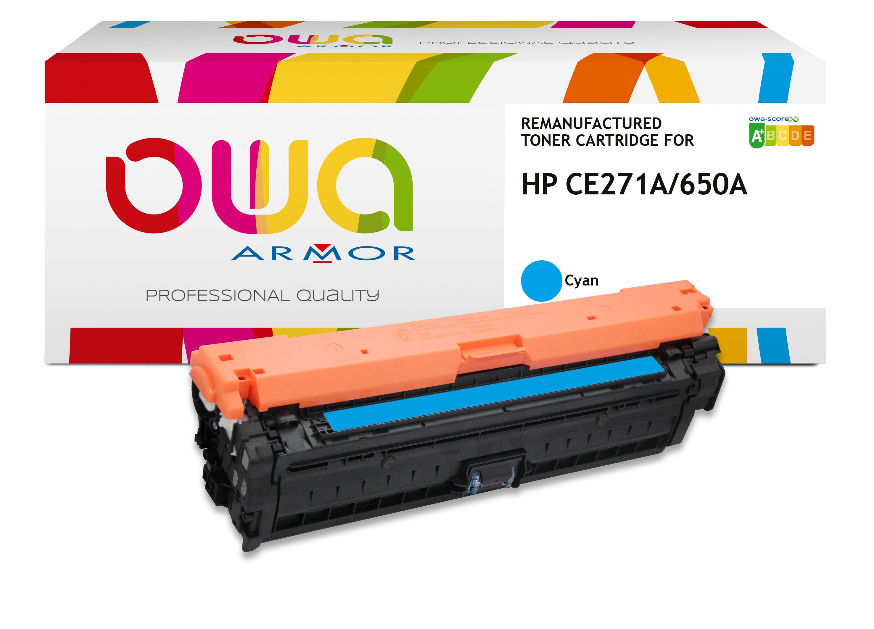 Hp Hp Ce271a - Remanufactured Toner Owa - Cyan