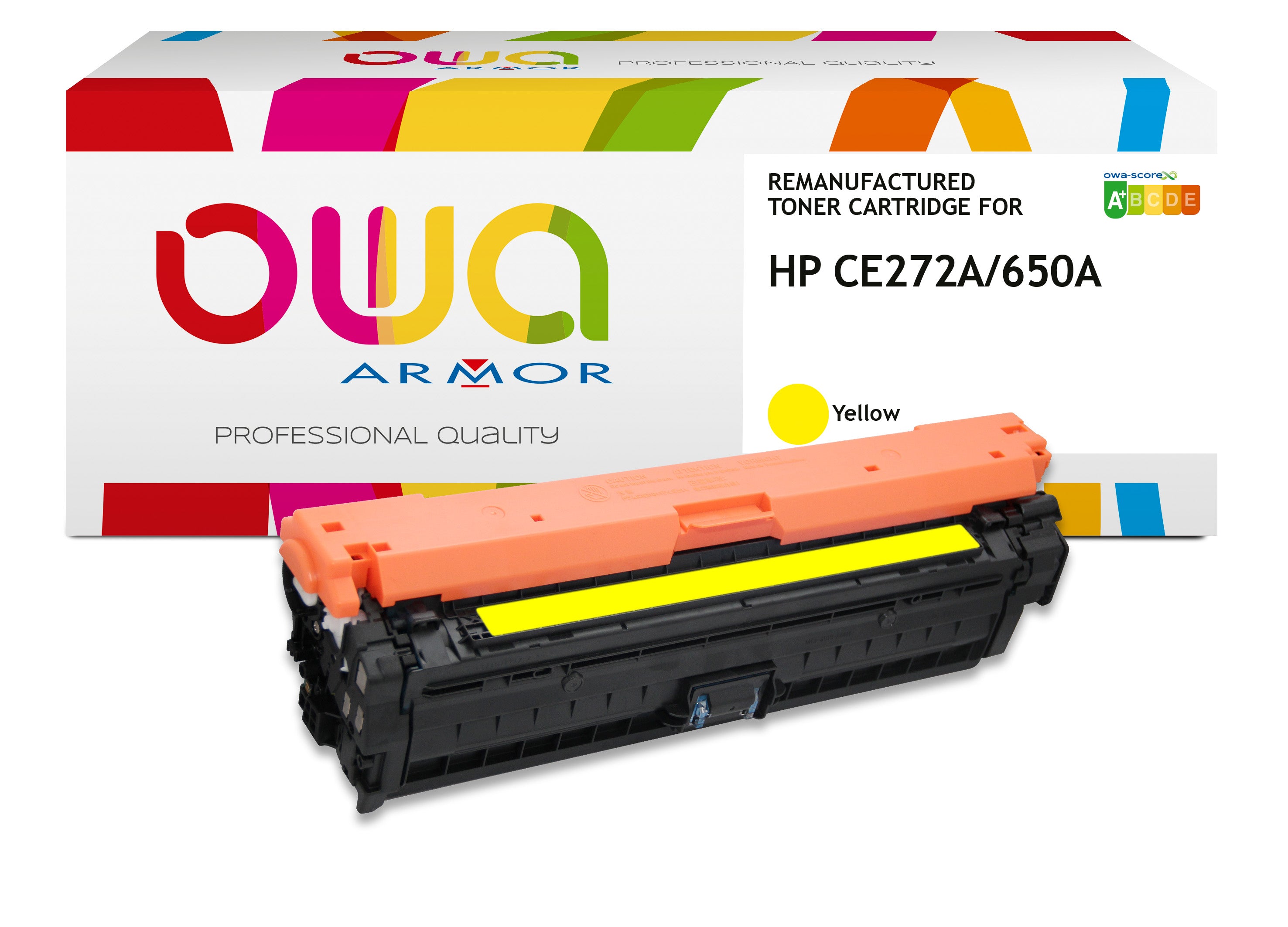 Hp Hp Ce272a - Remanufactured Toner Owa - Yellow