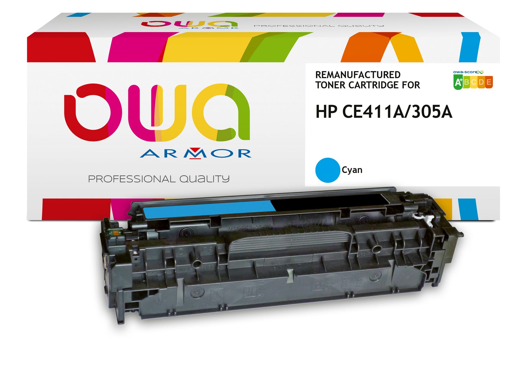 Hp Hp Ce411a - Remanufactured Toner Owa - Cyan
