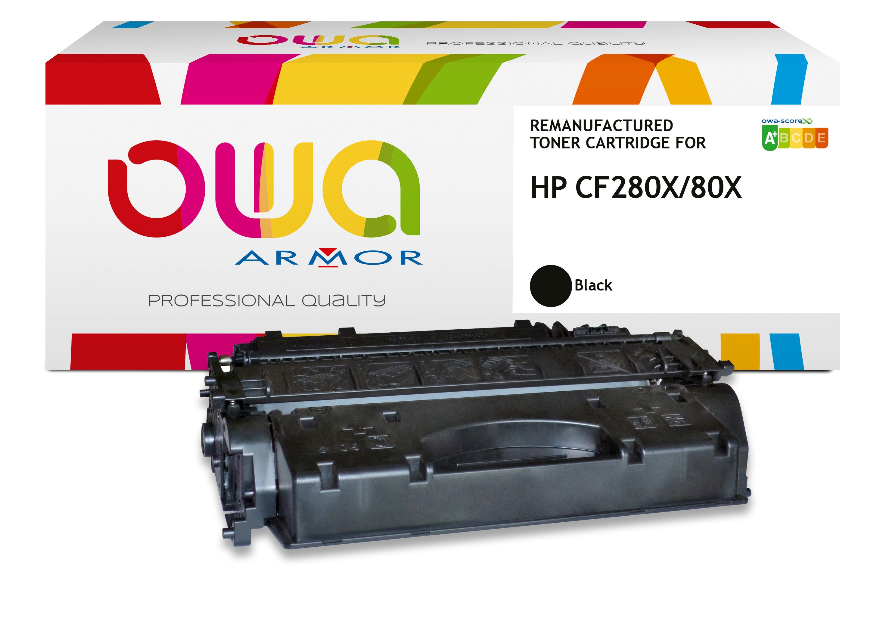 Hp Hp Cf280x - Remanufactured Toner Owa - High Capacity - Black