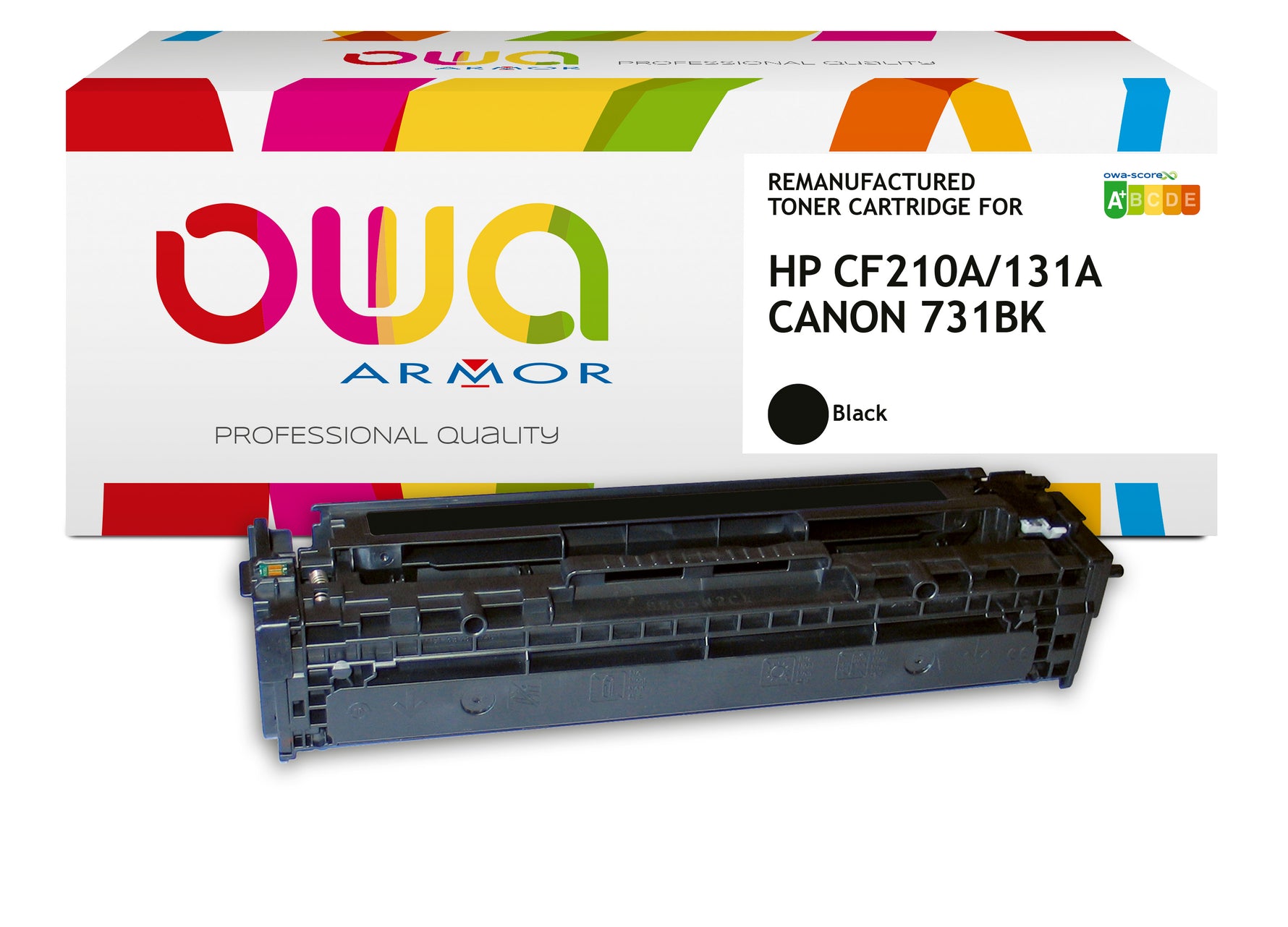 Hp Canon 731Bk, Hp Cf210a - Remanufactured Toner Owa - Black