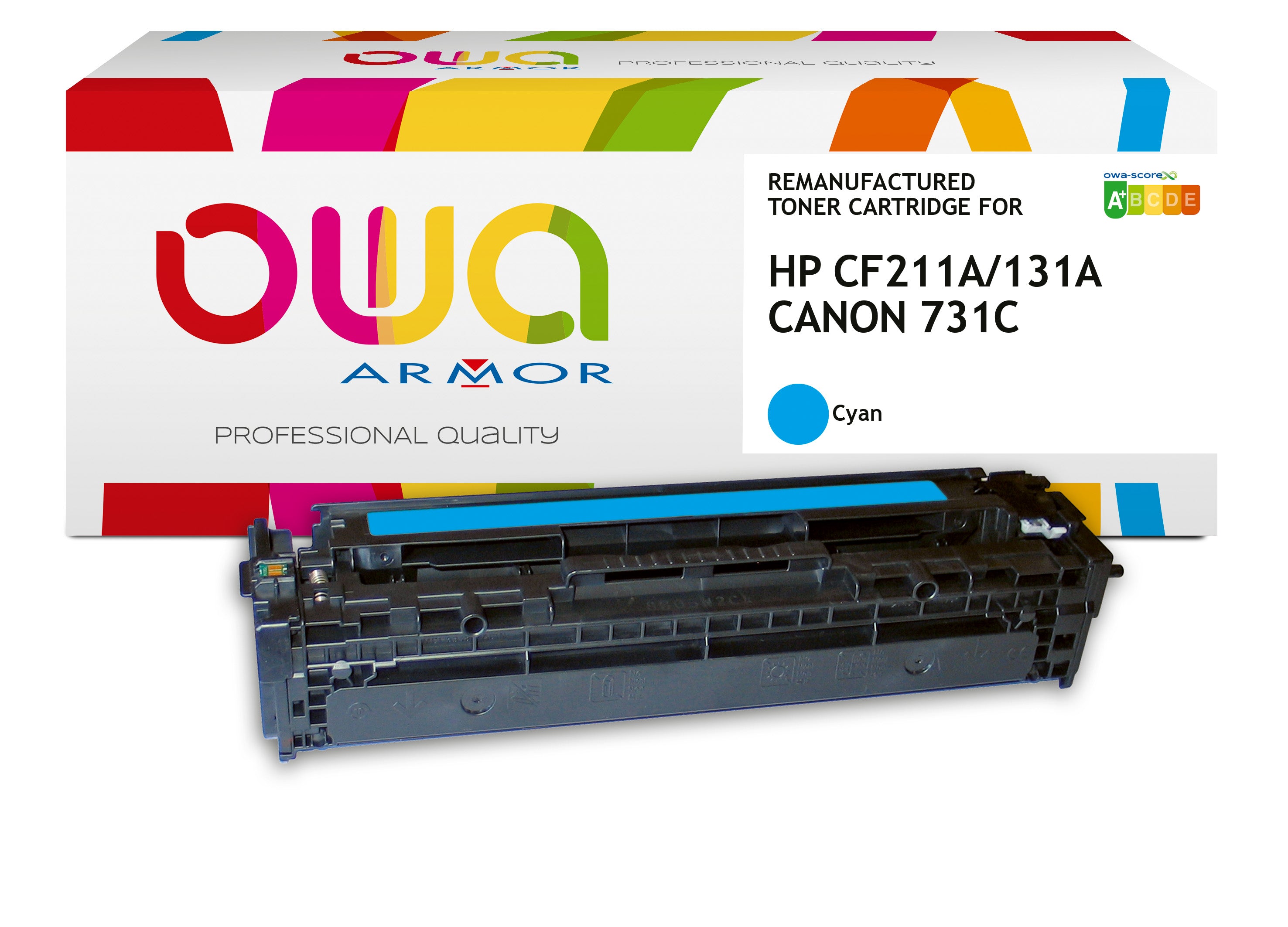 Hp Canon 731C, Hp Cf211a - Remanufactured Toner Owa - Cyan