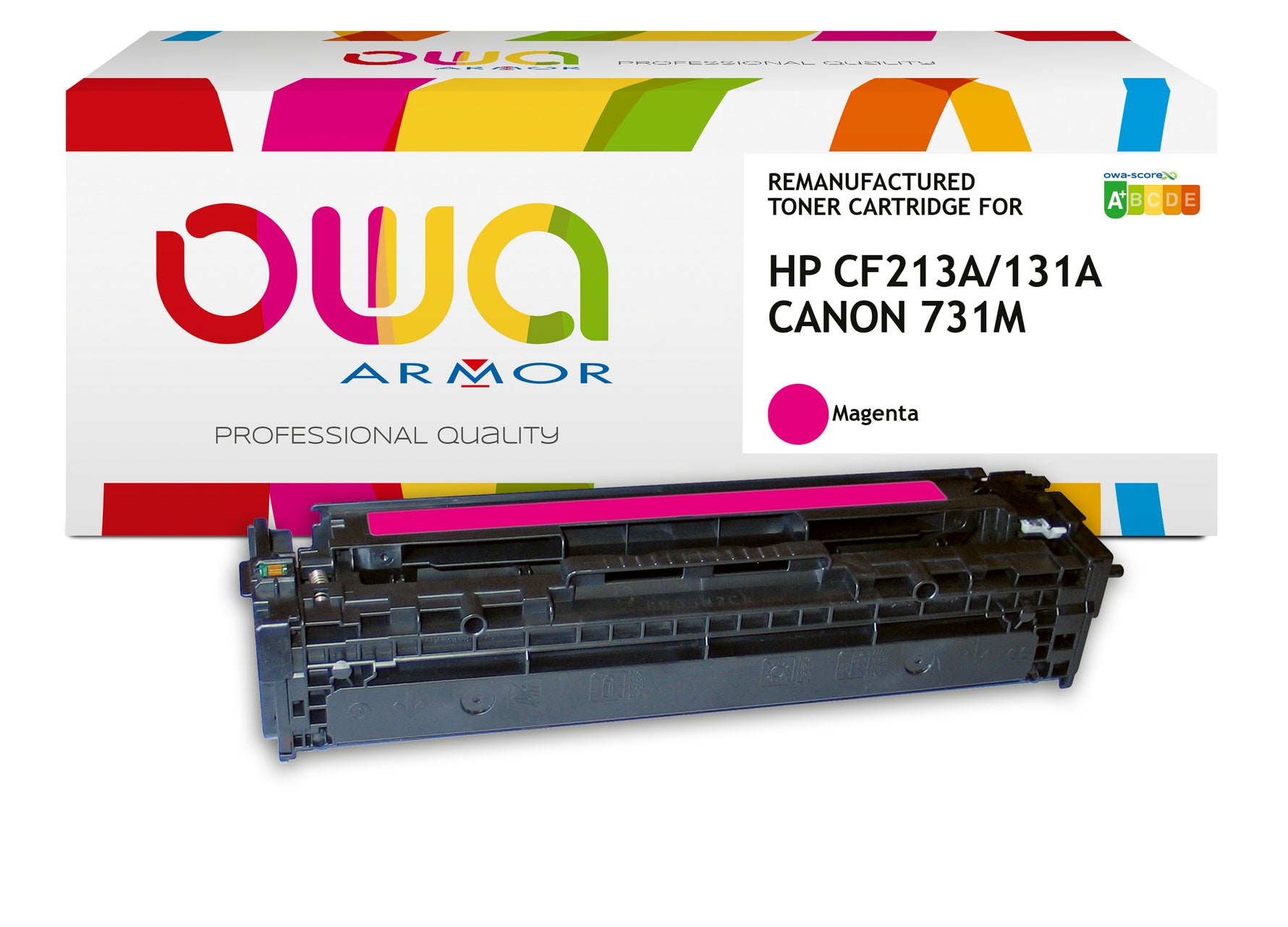 Hp Canon 731M, Hp Cf213a - Remanufactured Toner Owa - Magenta