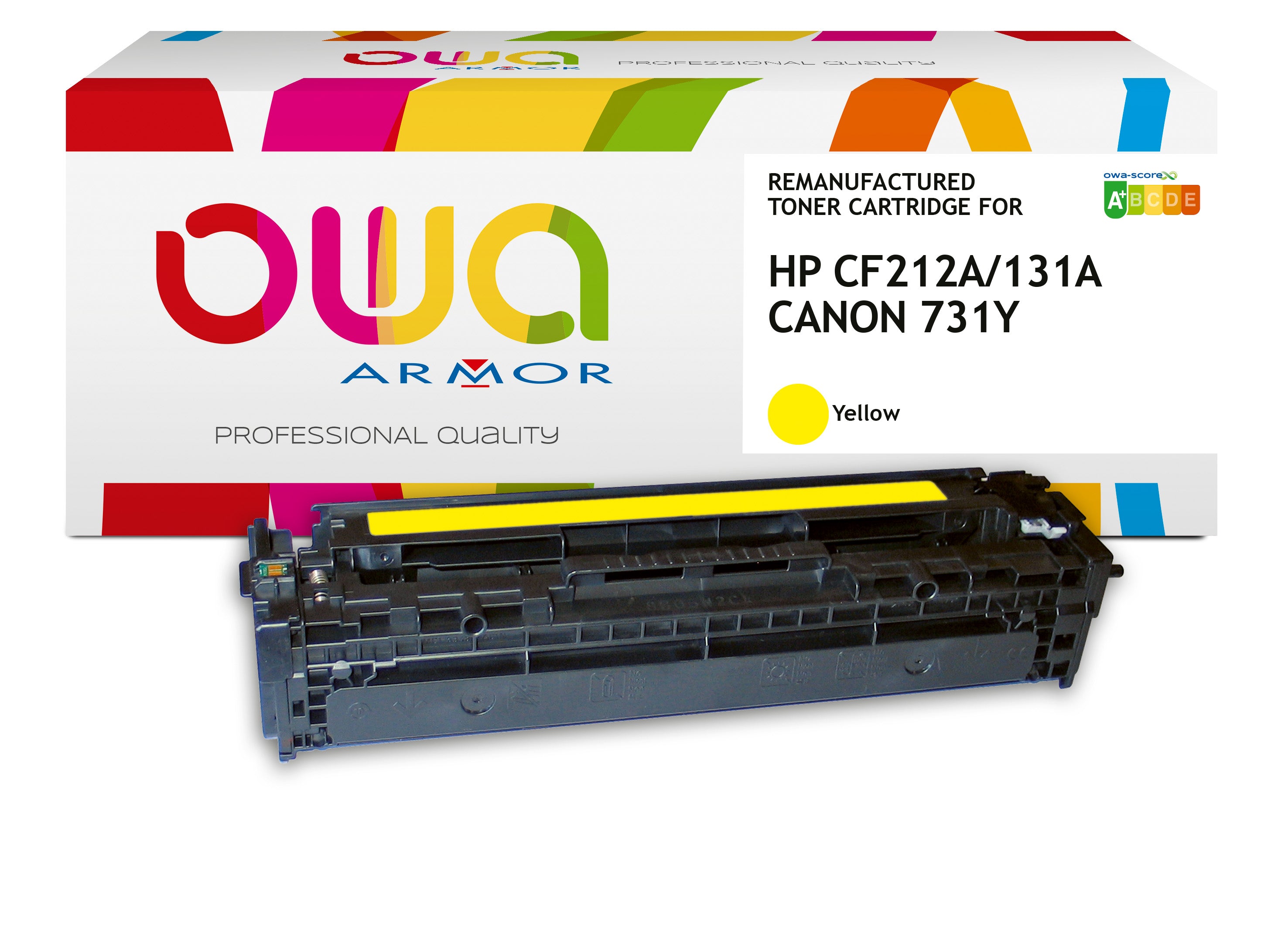 Hp Canon 731Y, Hp Cf212a - Remanufactured Toner Owa - Yellow