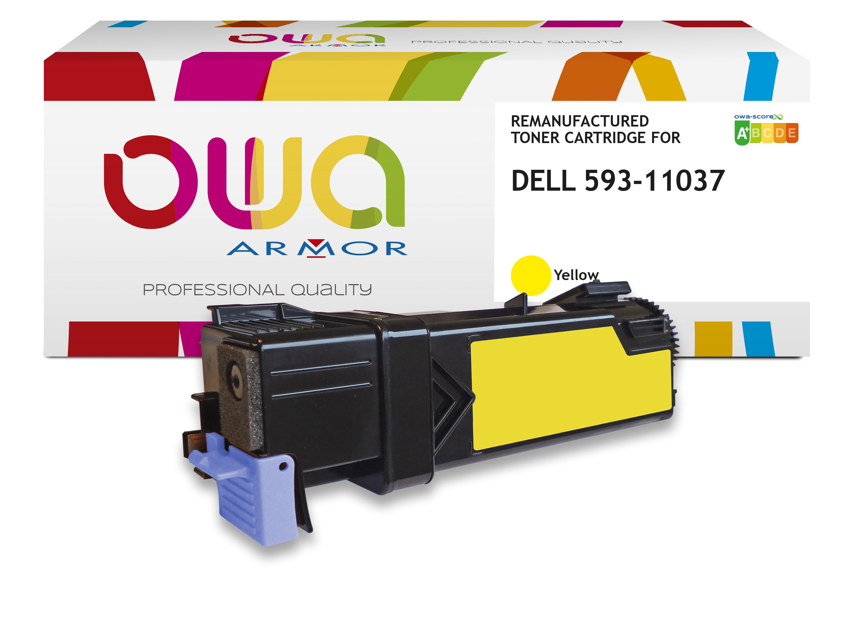 Dell Dell 593-11037 - Remanufactured Toner Owa - High Capacity - Yellow
