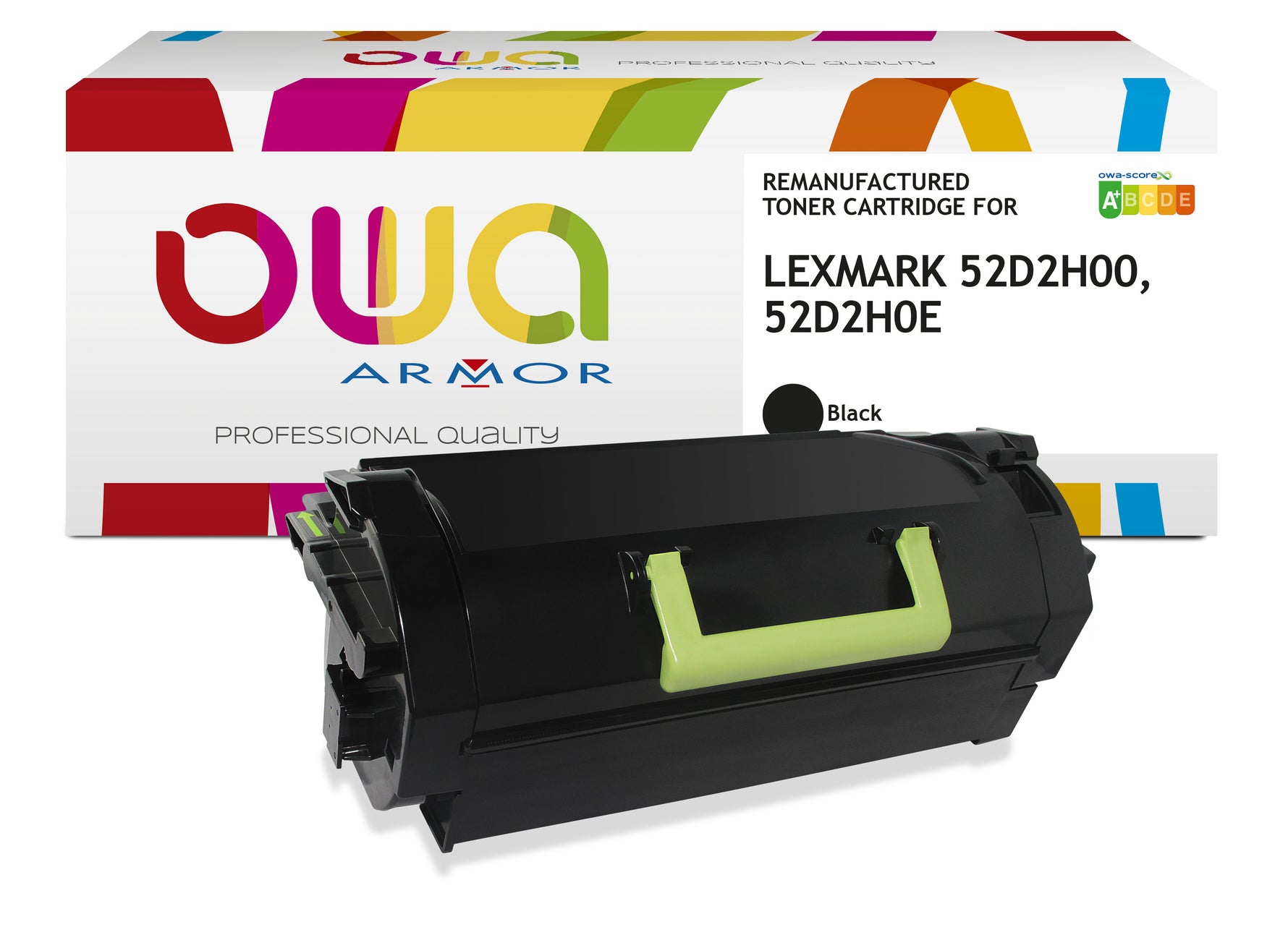Lexmark Lexmark 52D2h00, 52D2h0e - Remanufactured Toner Owa - High Capacity - Black