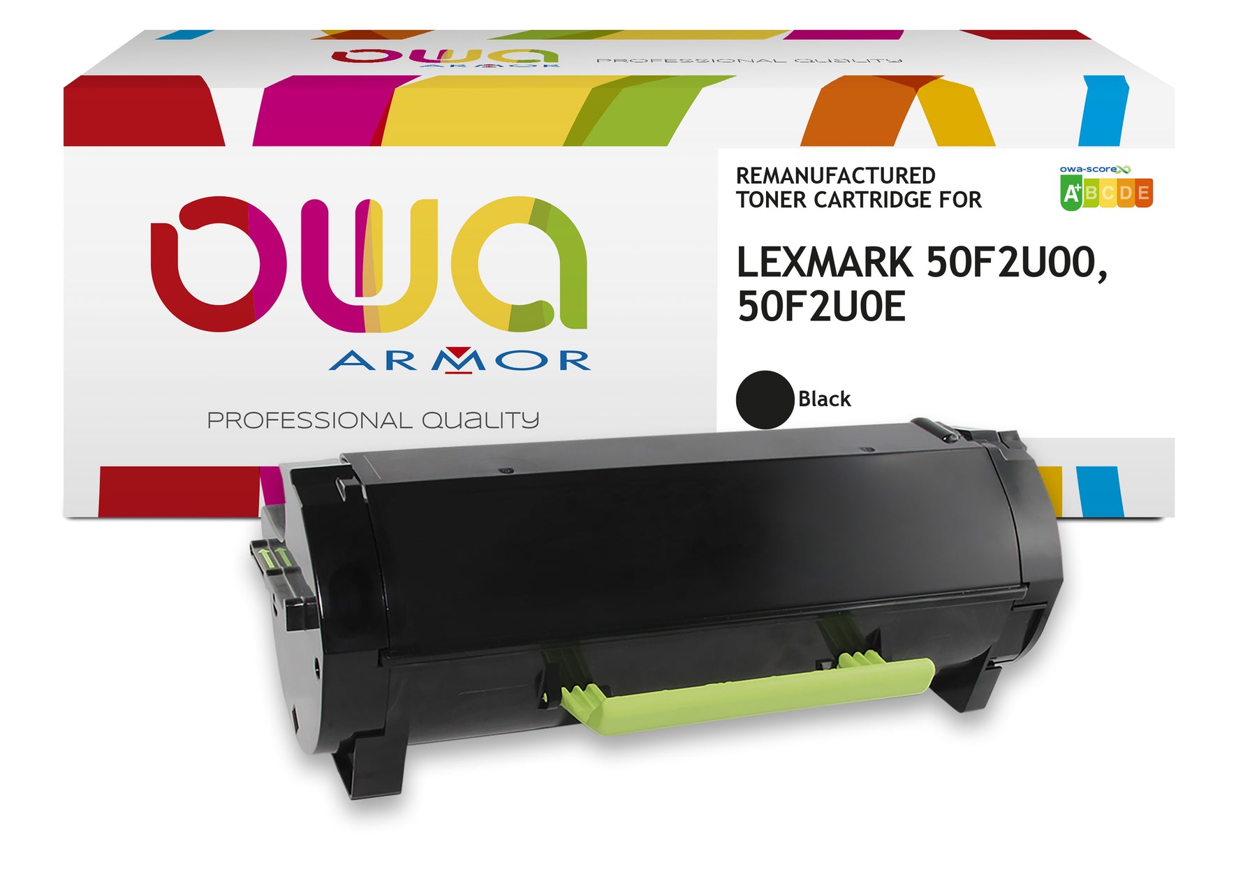 Lexmark Lexmark 50F2u00, 50F2u0e - Remanufactured Toner Owa - High Capacity - Black