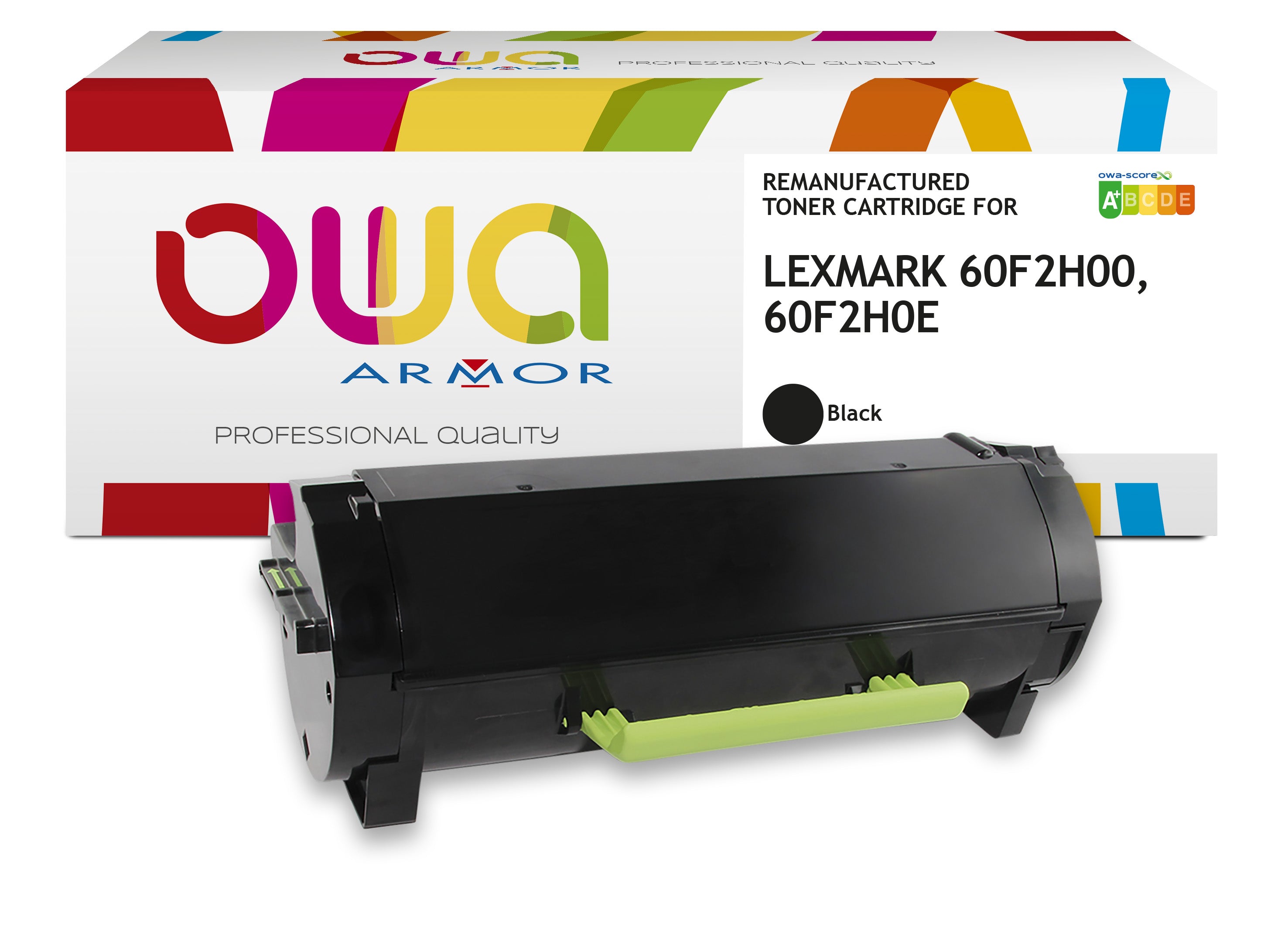 Lexmark Lexmark 60F2h00, 60F2h0e - Remanufactured Toner Owa - High Capacity - Black