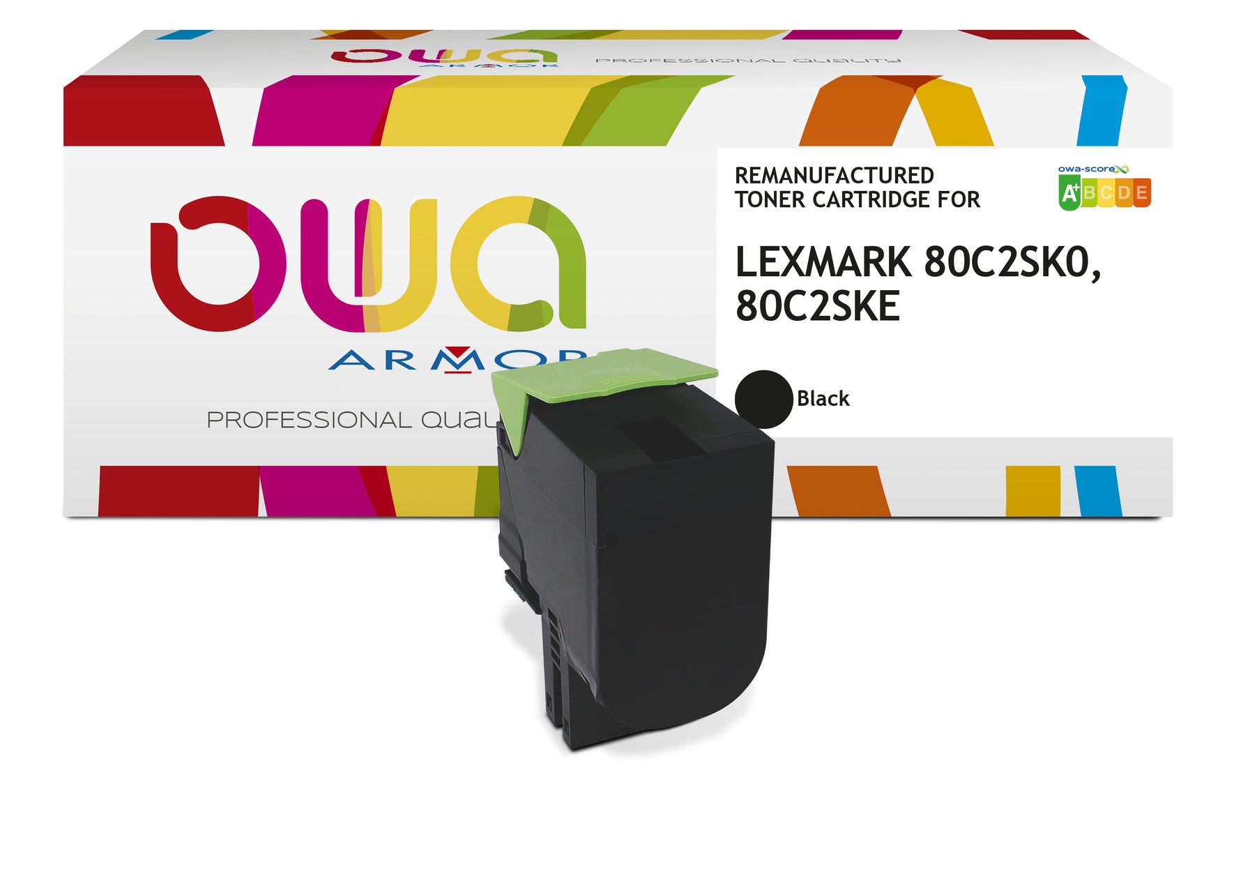 Lexmark Lexmark 80C2ske, Lexmark 80C2sk0 - Remanufactured Toner Owa - Black
