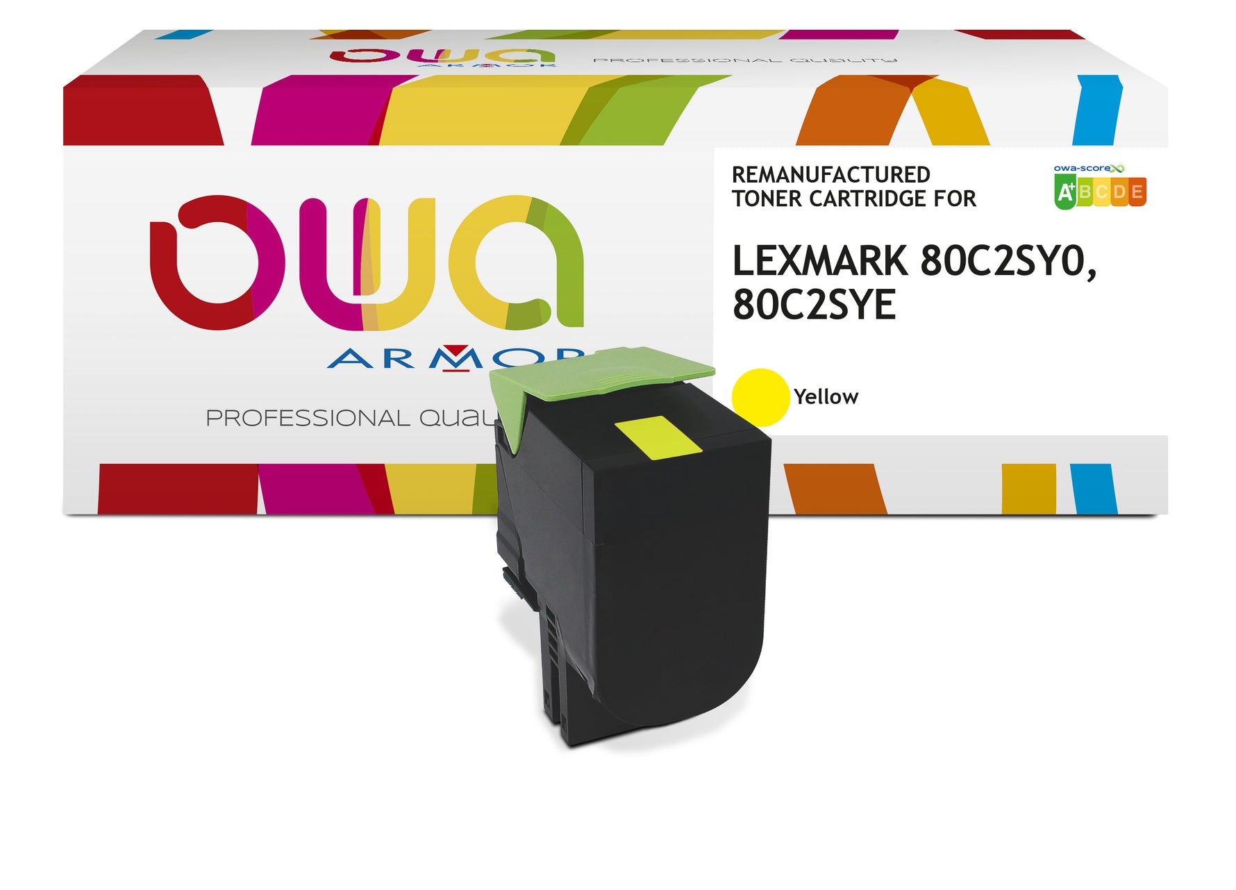 Lexmark Lexmark 80C2sye, Lexmark 80C2sy0 - Remanufactured Toner Owa - Yellow