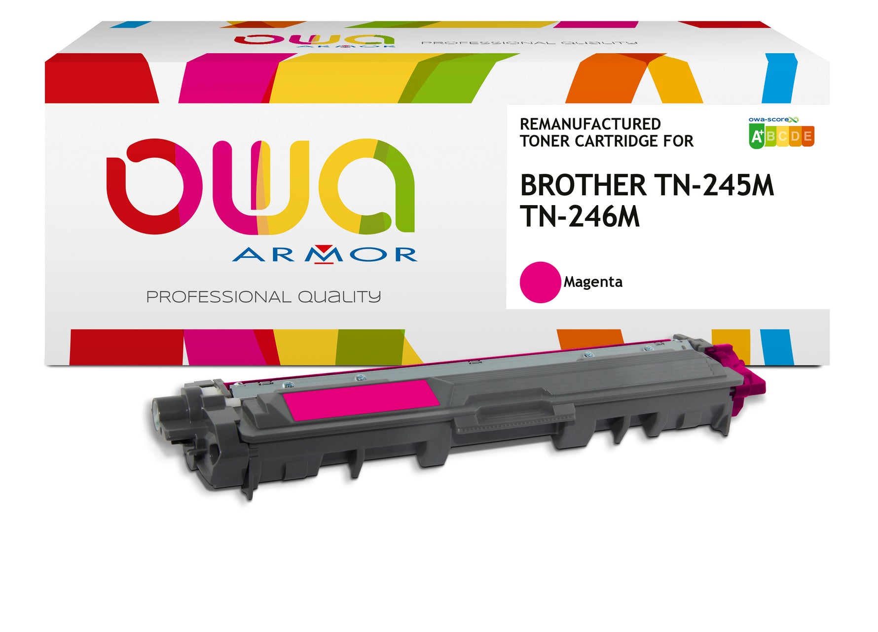 Brother Brother Tn-245M, Brother Tn-246M - Remanufactured Toner Owa - High Capacity - Magenta