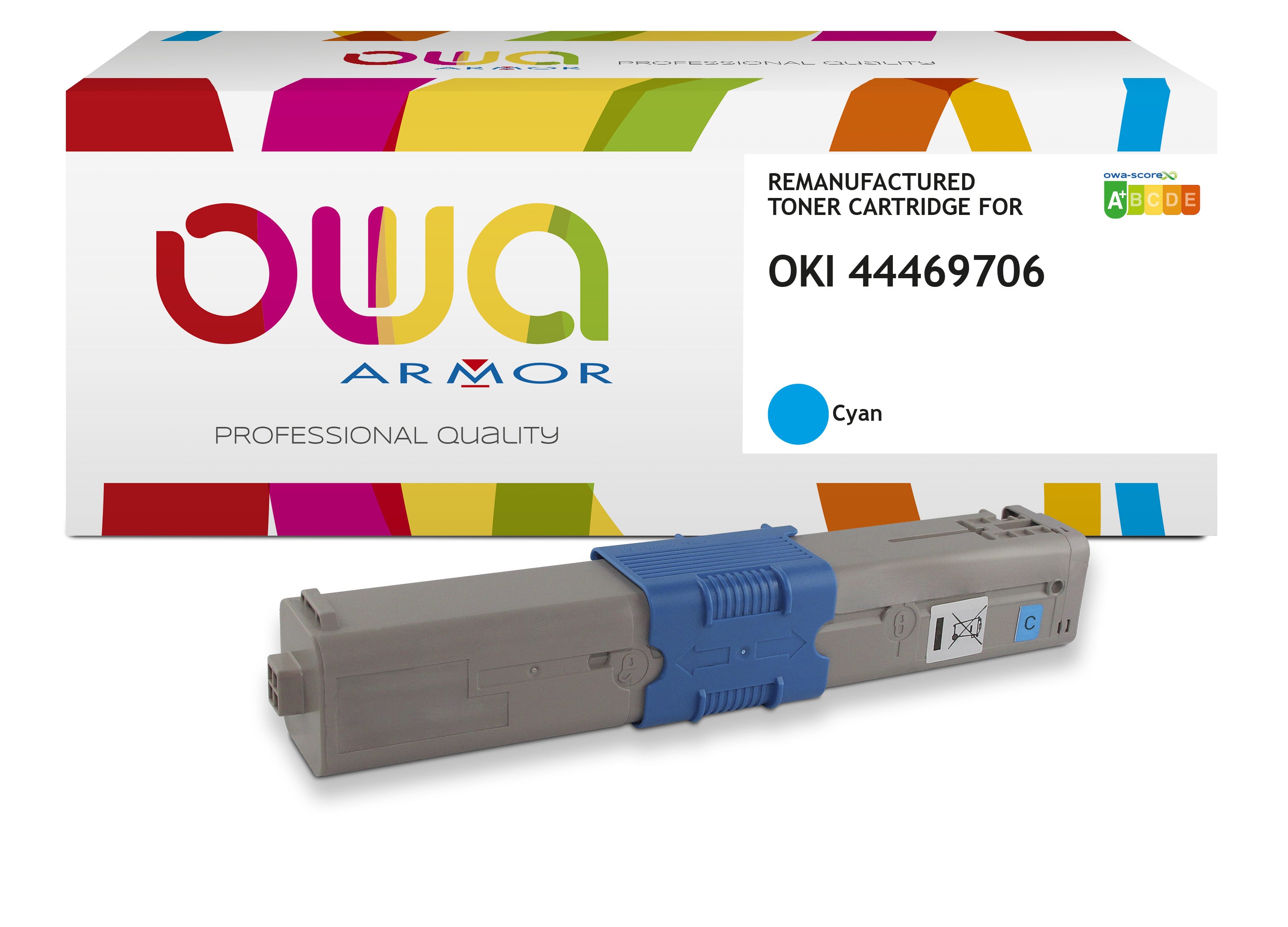 Oki Oki C310 - Remanufactured Toner Owa - Cyan