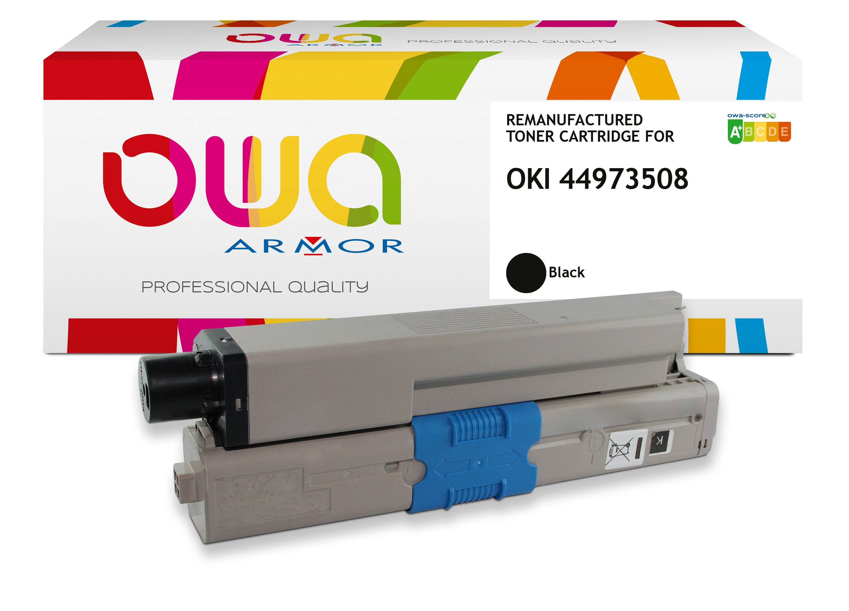 Oki Oki C531 - Remanufactured Toner Owa - High Capacity - Black