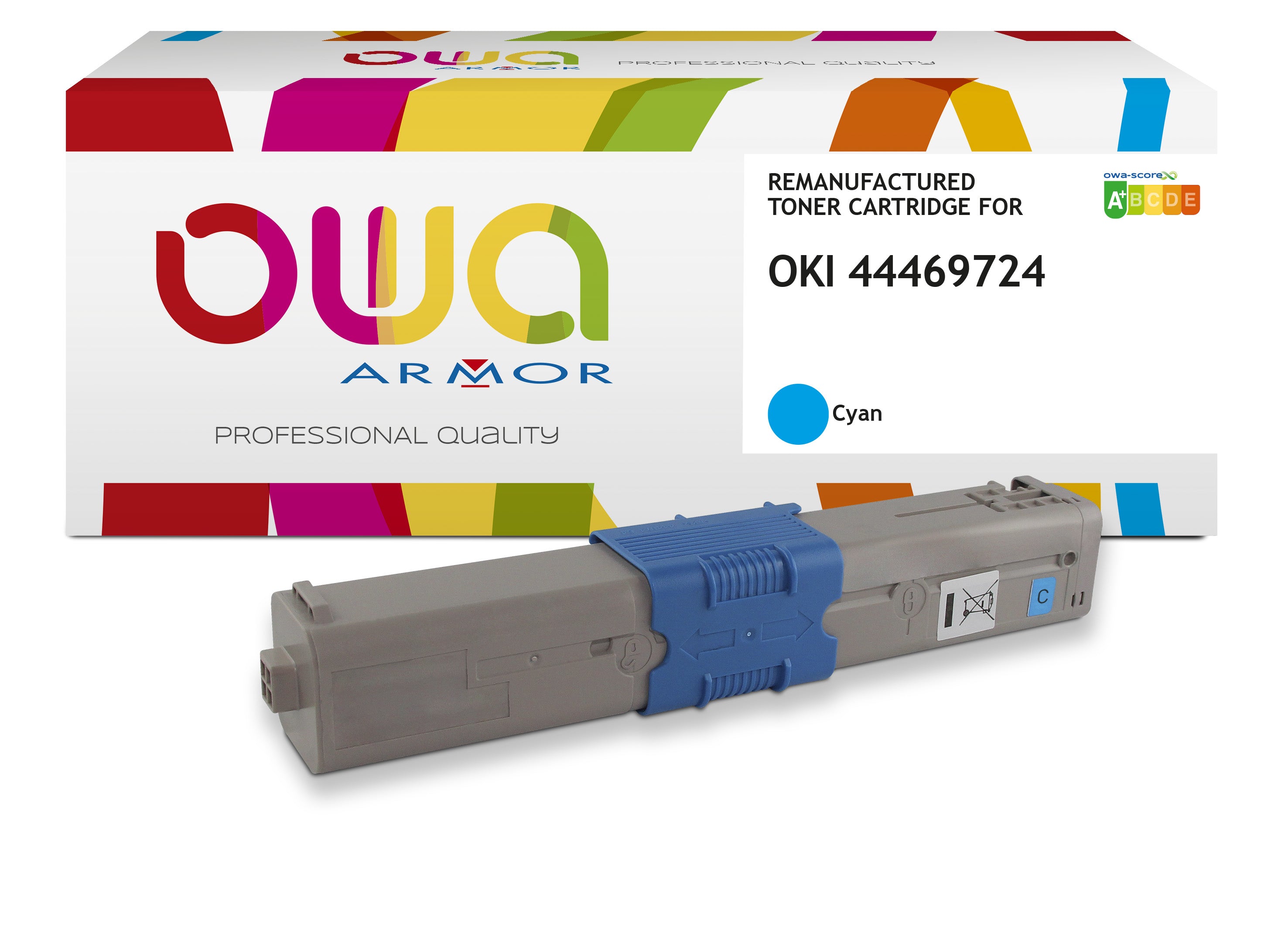 Oki Oki C531 - Remanufactured Toner Owa - High Capacity - Cyan
