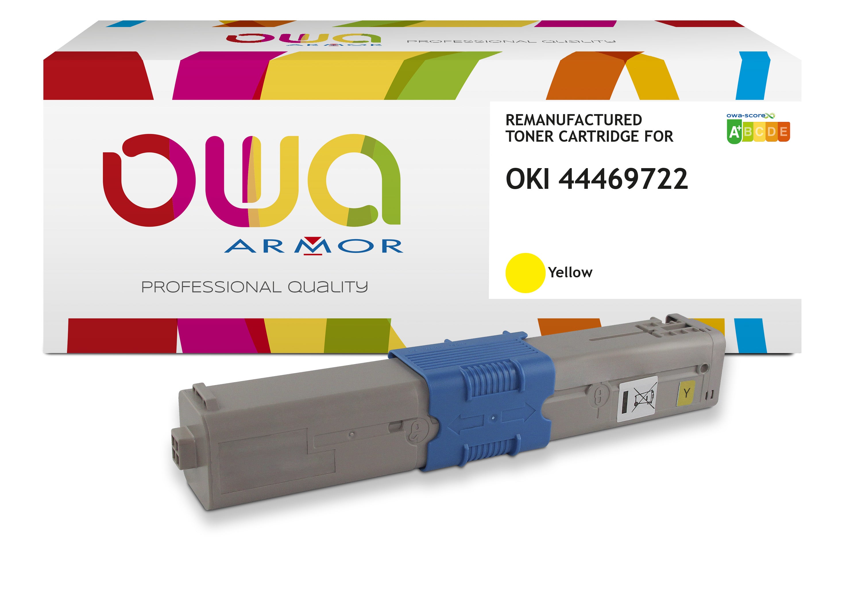 Oki Oki C531 - Remanufactured Toner Owa - High Capacity - Yellow