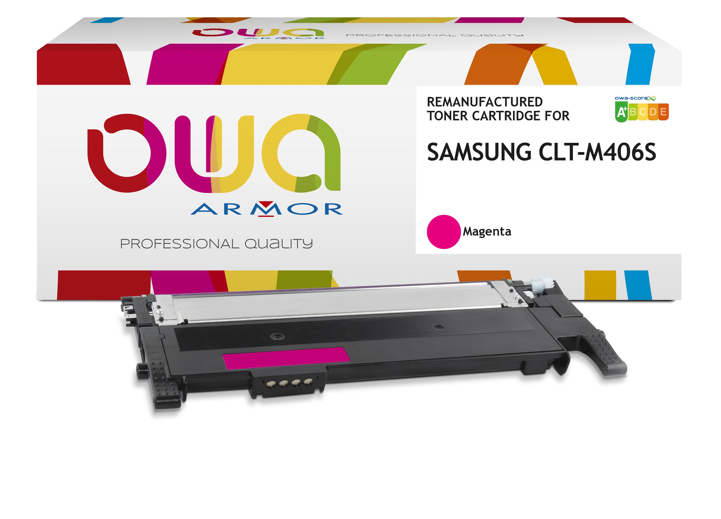 Samsung Samsung Clt-M406s/Els - Remanufactured Toner Owa - Magenta