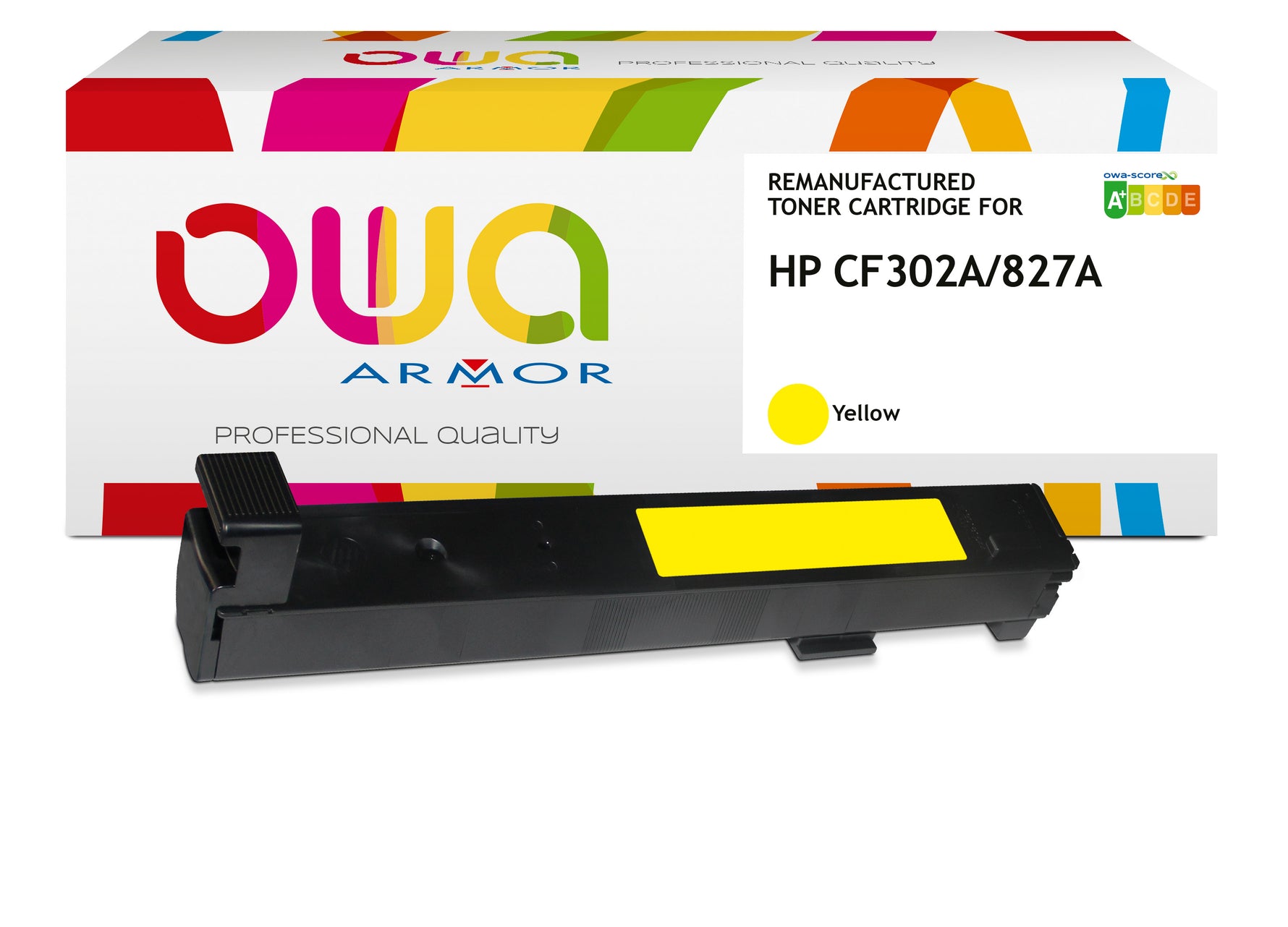 Hp Hp Cf302a - Remanufactured Toner Owa - Yellow
