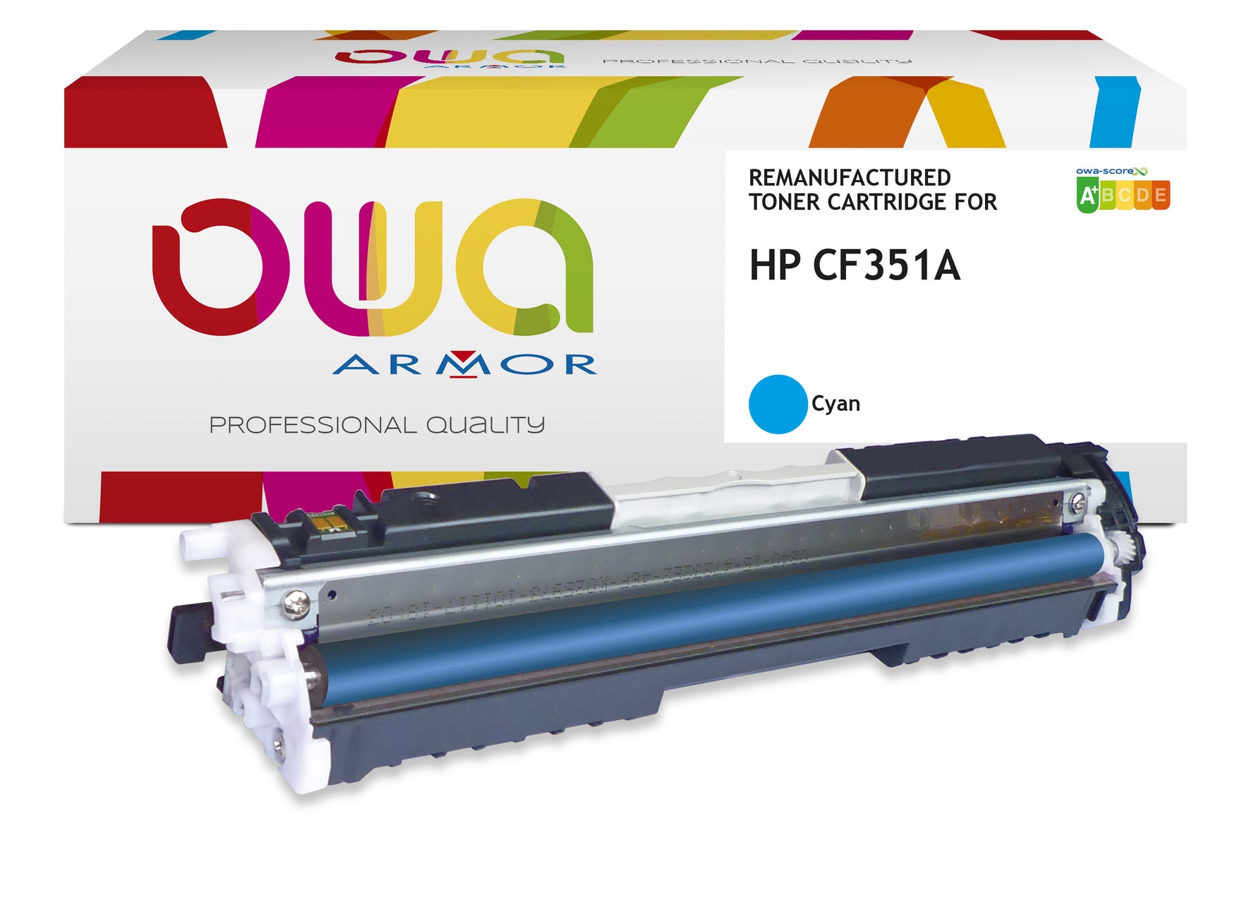 Hp Hp Cf351a - Remanufactured Toner Owa - Cyan