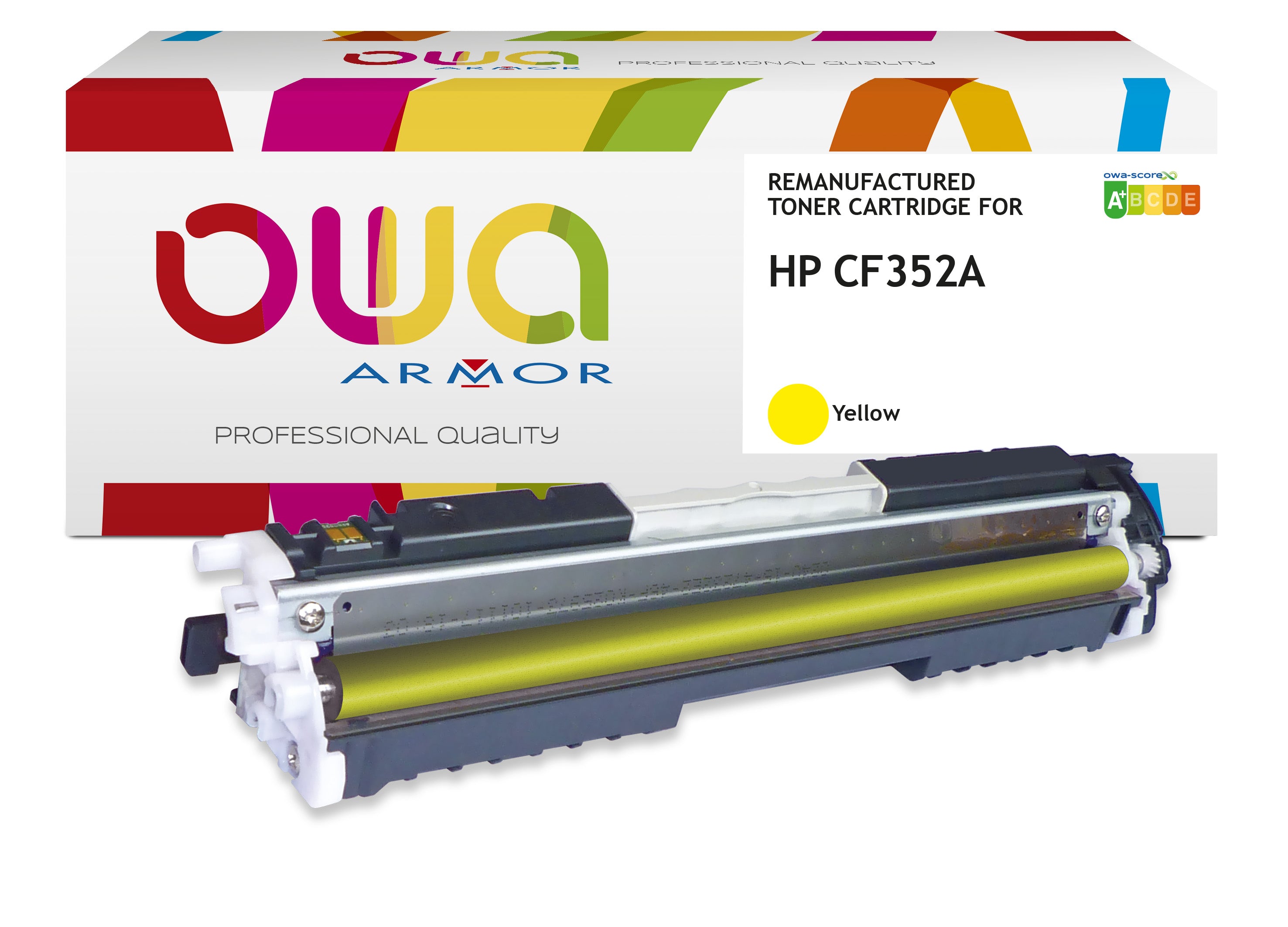 Hp Hp Cf352a - Remanufactured Toner Owa - Yellow