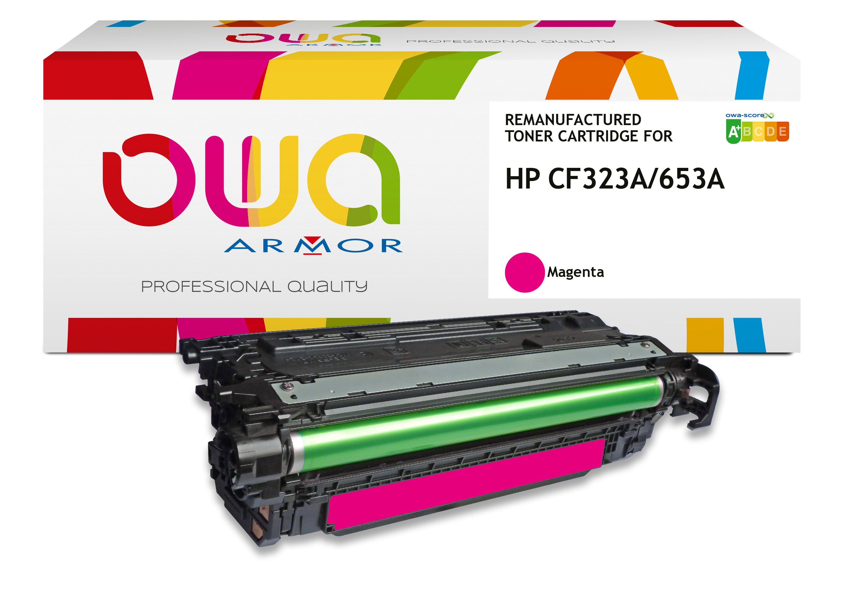 Hp Hp Cf323a - Remanufactured Toner Owa - Magenta