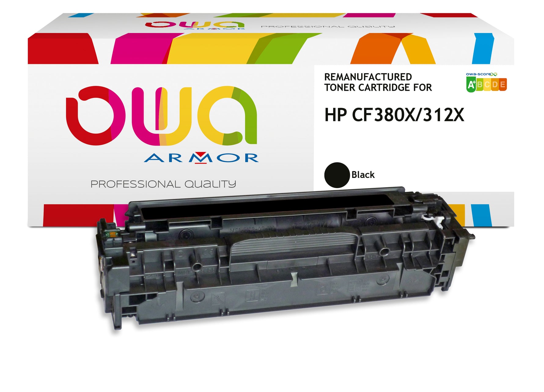 Hp Hp Cf380x - Remanufactured Toner Owa - High Capacity - Black