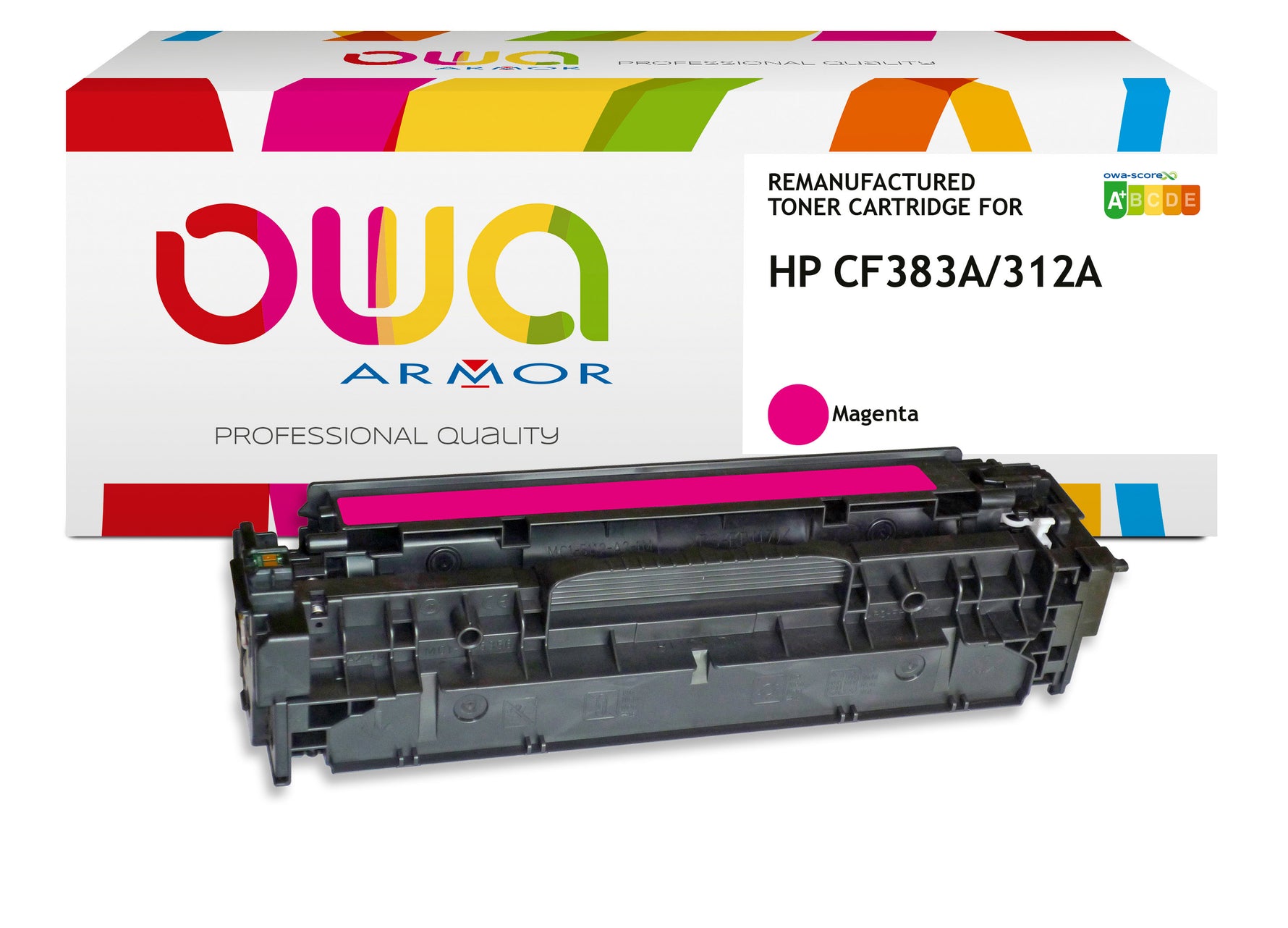 Hp Hp Cf383a - Remanufactured Toner Owa - Magenta