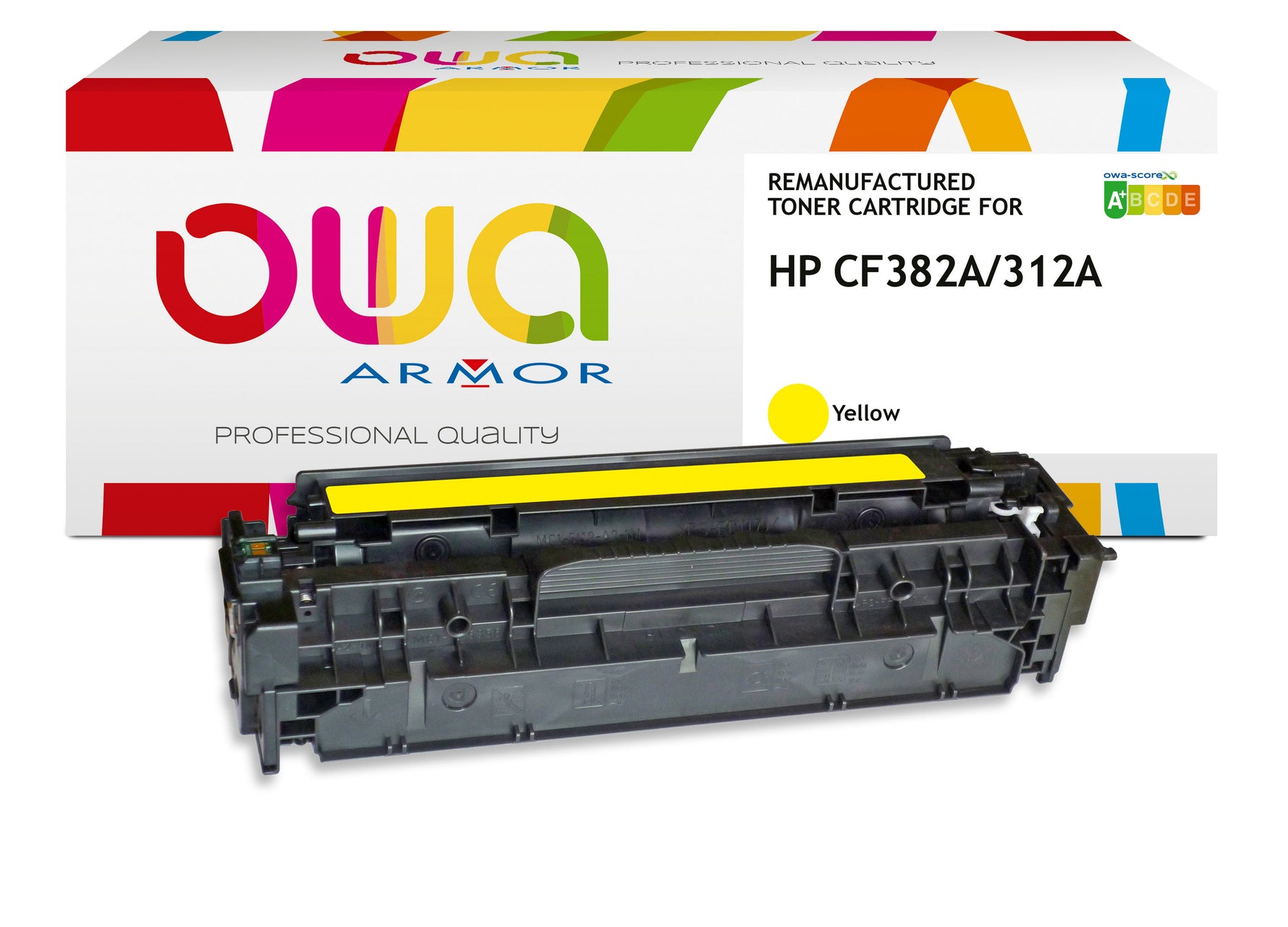 Hp Hp Cf382a - Remanufactured Toner Owa - Yellow
